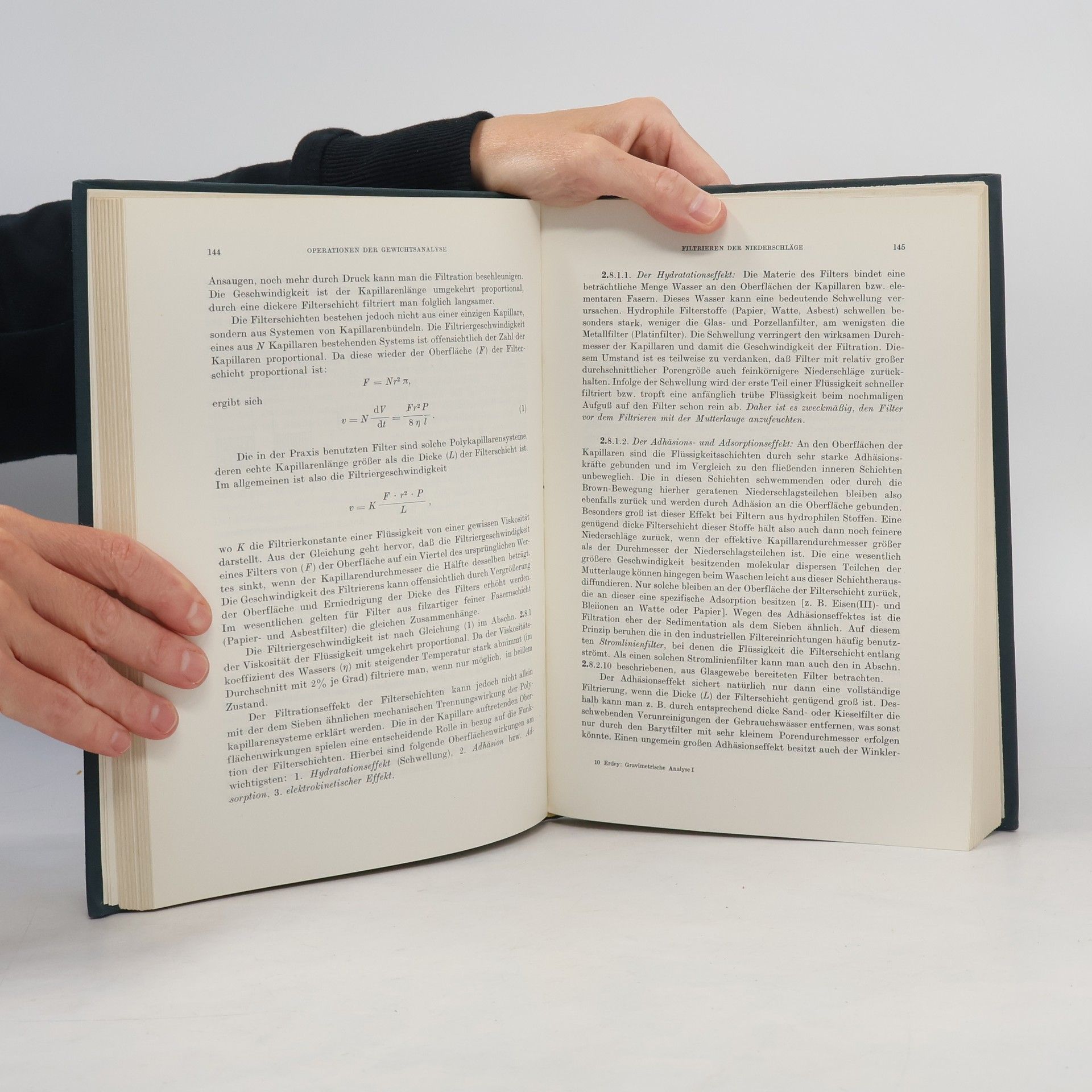 László Erdey Theorie und Praxis der gravimetrischen Analyse I