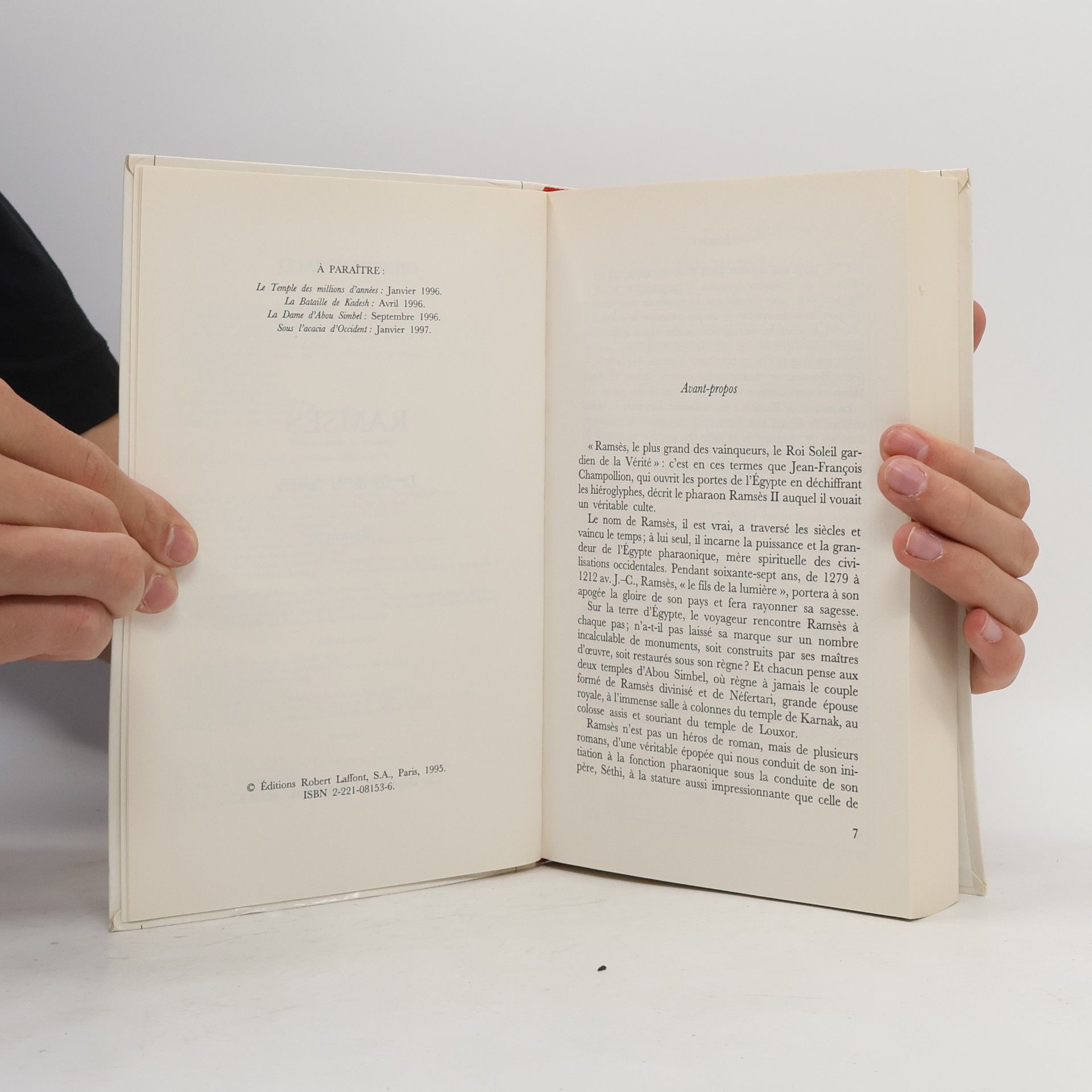 Christian Jacq Ramsès tome 1