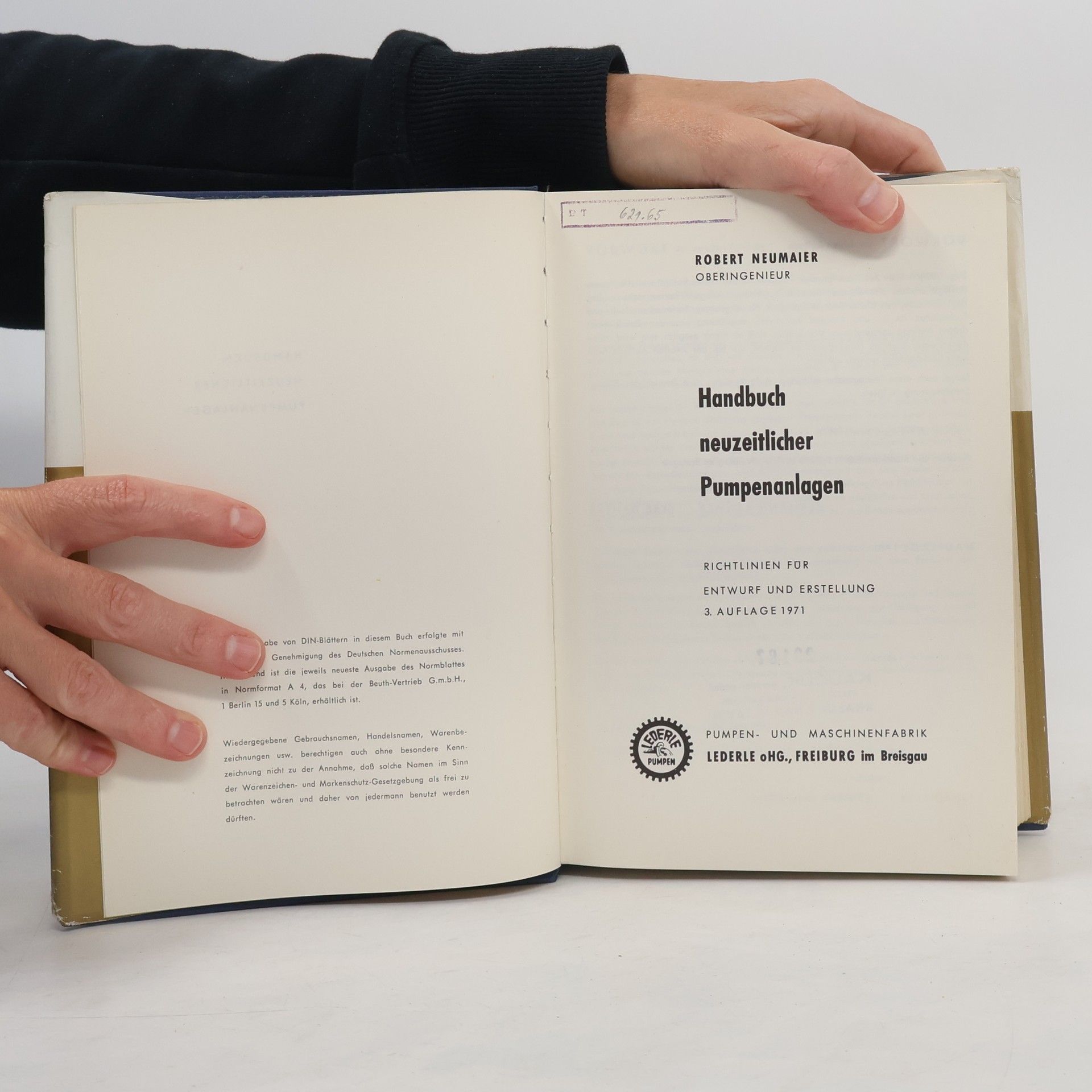 Robert Neumaier Handbuch neuzeitlicher Pumpenanlagen
