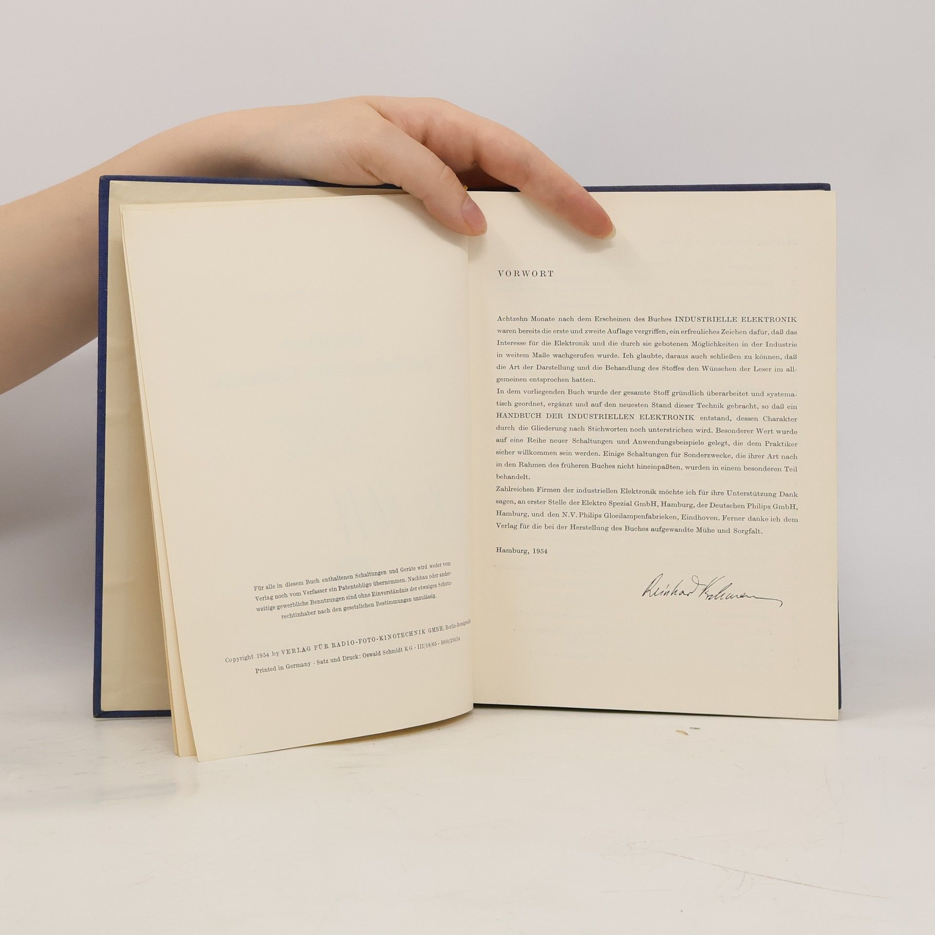 Reinhard Kretzmann Handbuch der industriellen Elektronik