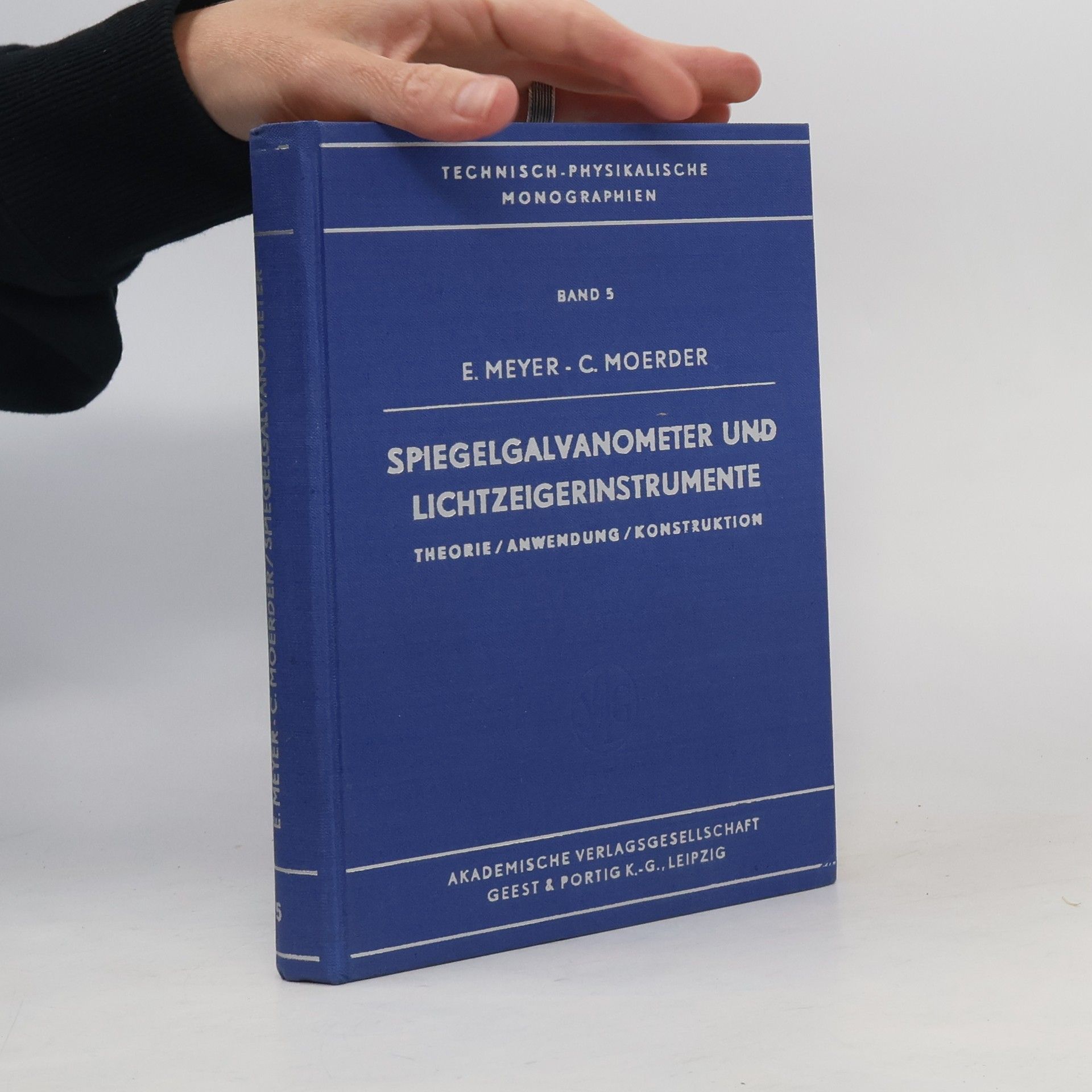 C. Moerder Spiegelgalvanometer und Licht Zeigerinstrumente