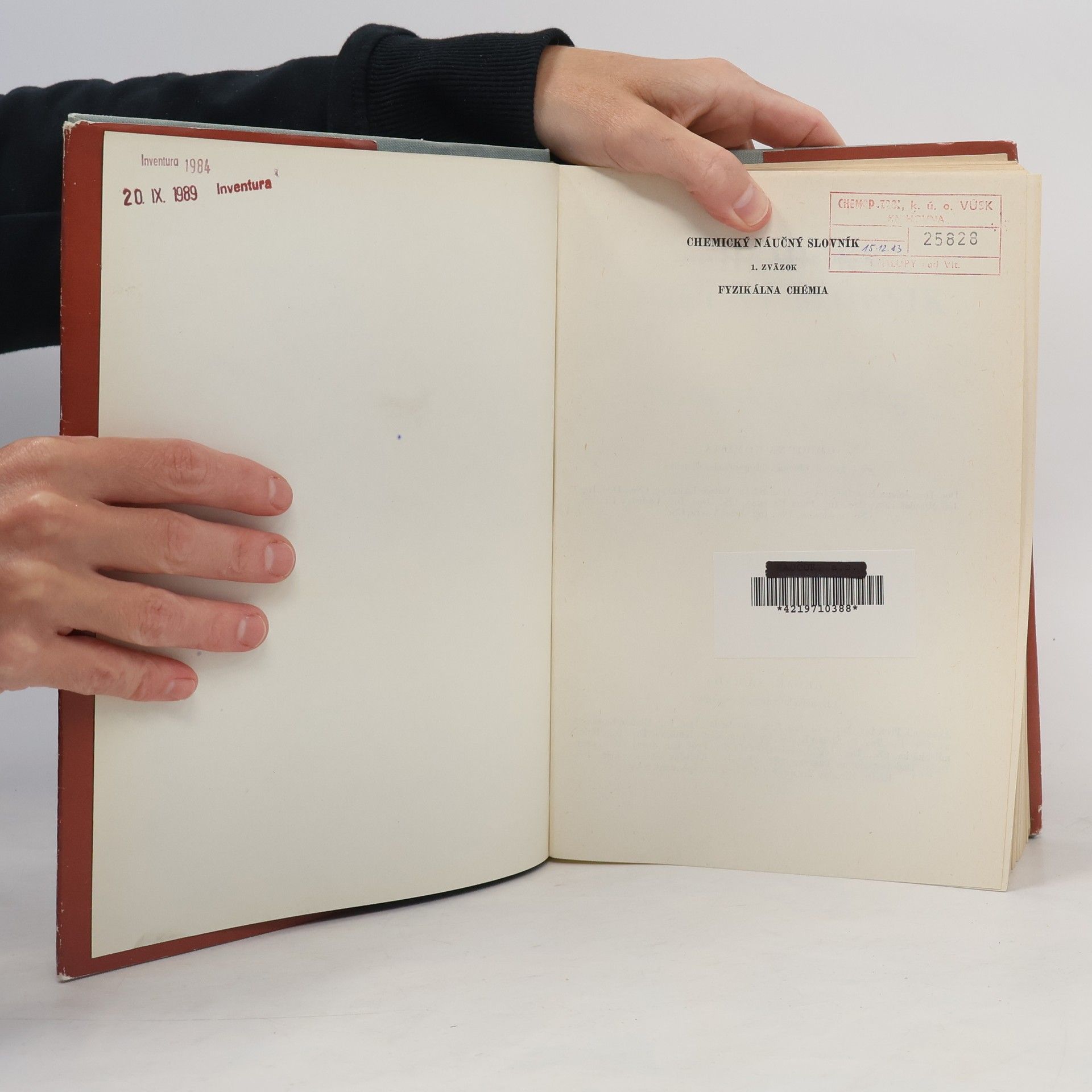 Autores varios Chemický náučný slovník 1 A-Z