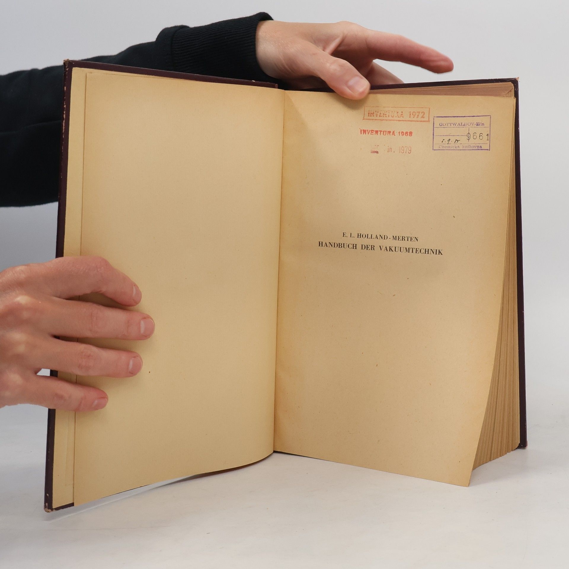 Holland Merten Handbuch der Vakuumtechnik