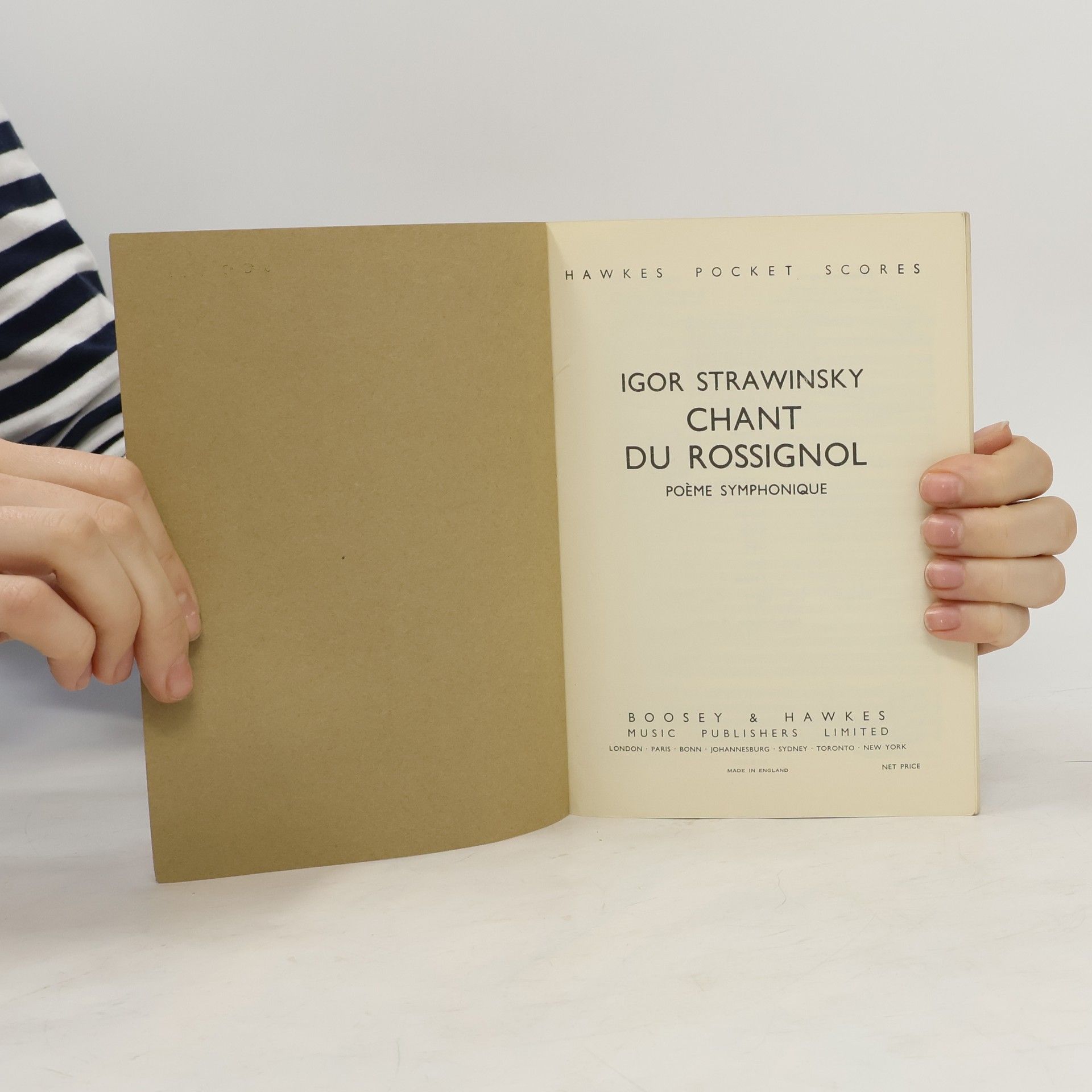 Igor Stravinsky Chant du rossignol