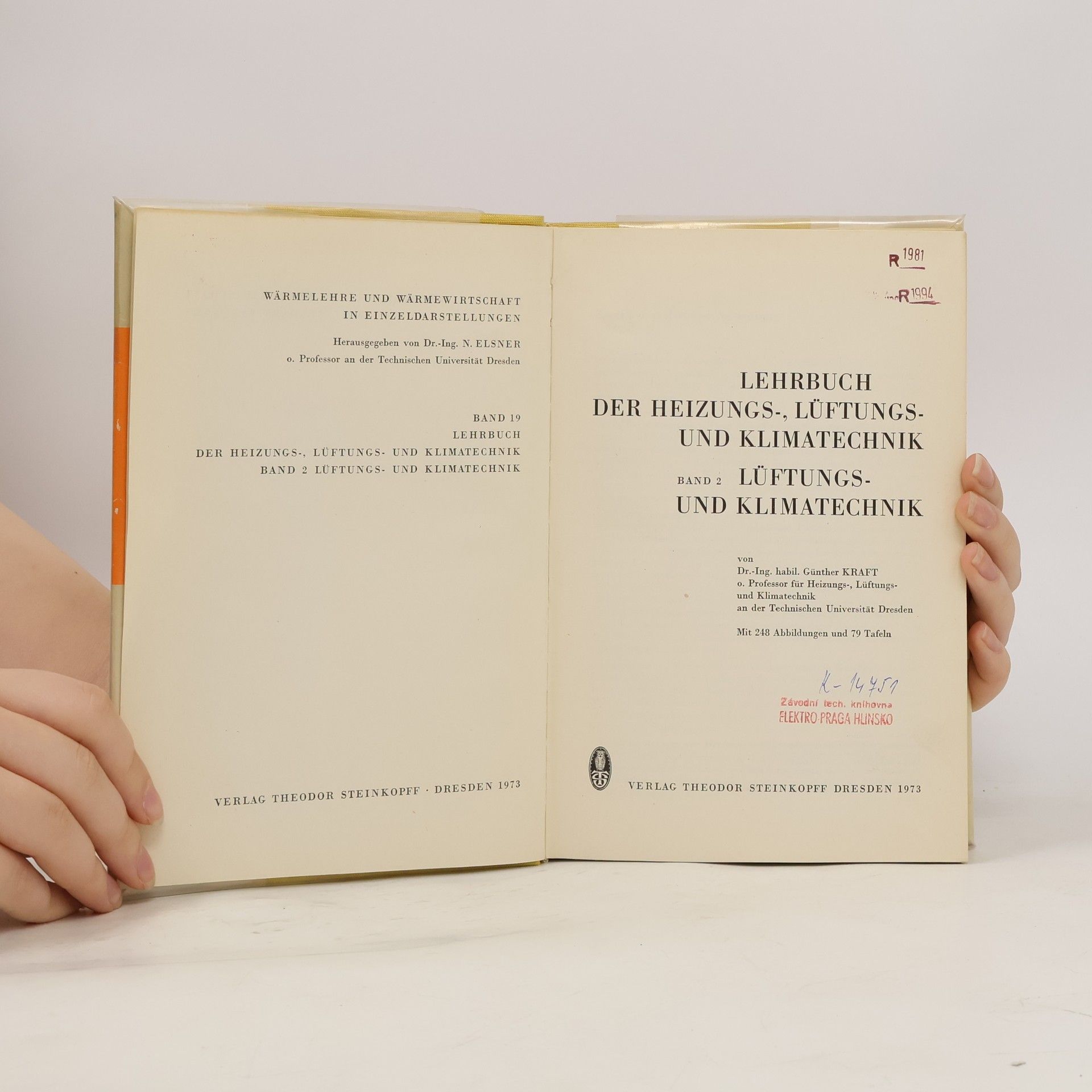 Autorenkollektiv Lehrbuch der Heizungs-, Lüftungs. und Klimatechnik Band 1 Heizungstechnik