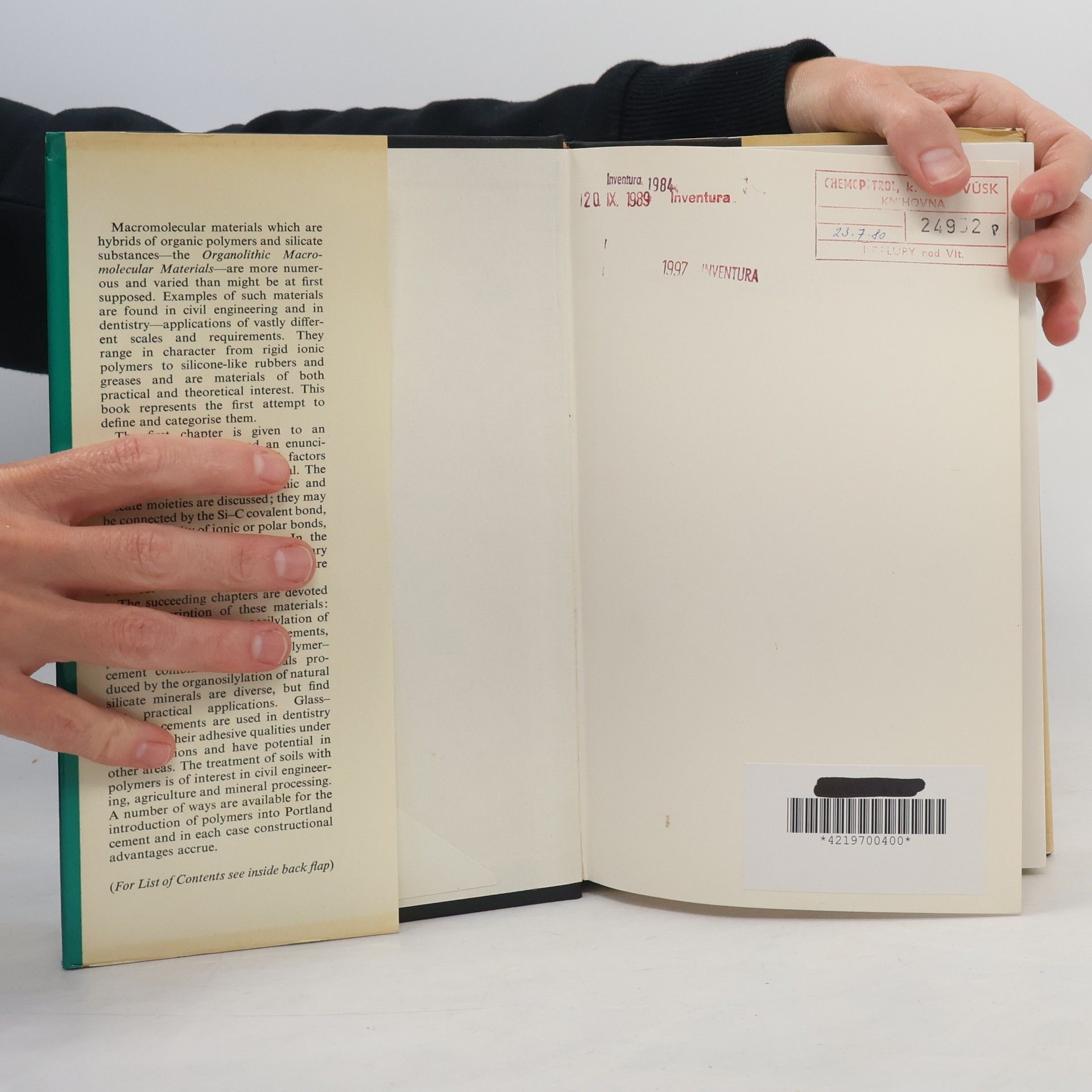 Collectif d'auteurs Organolithic Macromolecular Materials