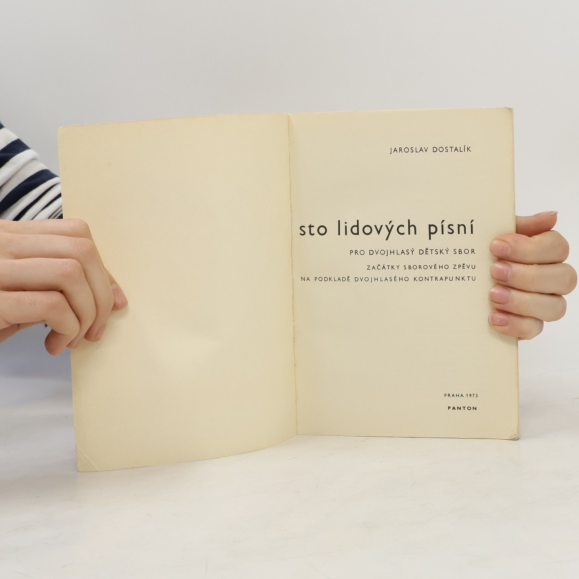 Jaroslav Dostalík Sto lidových písní