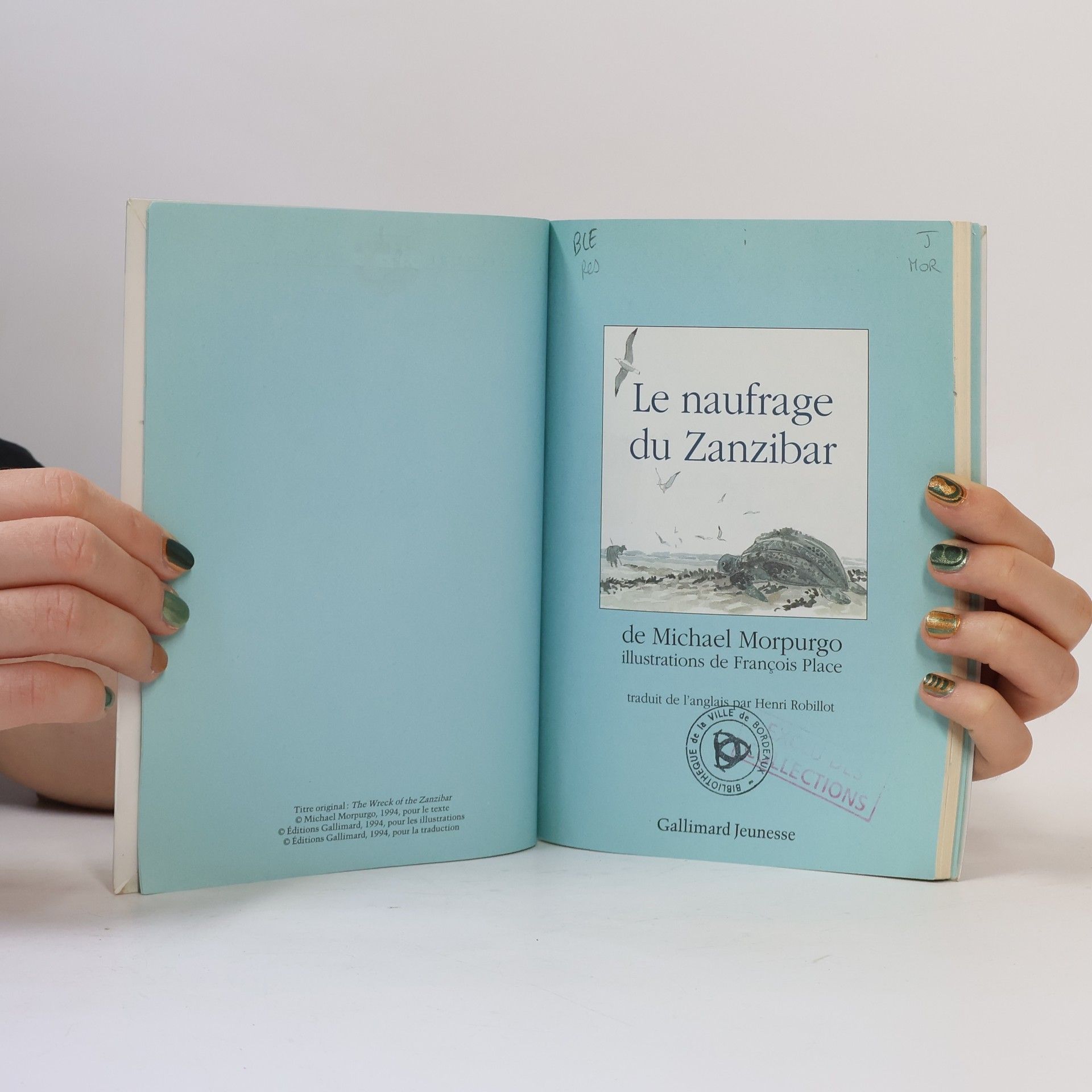 Sir Michael Morpurgo Le naufrage du "Zanzibar"