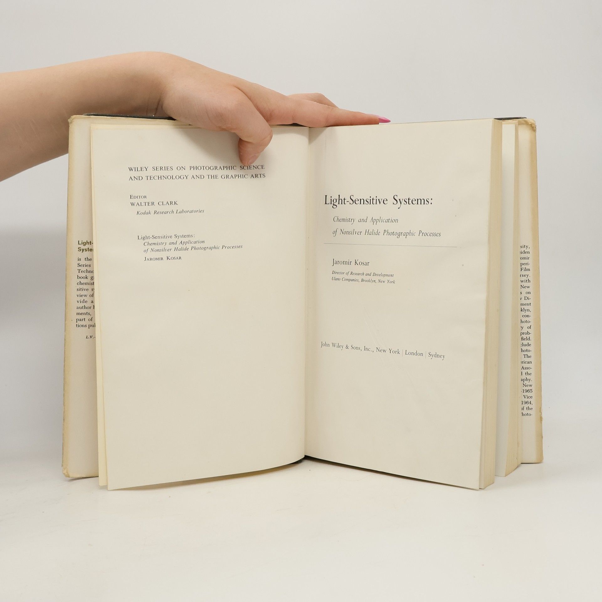 Jaromir Kosar Light-sensitive systems
