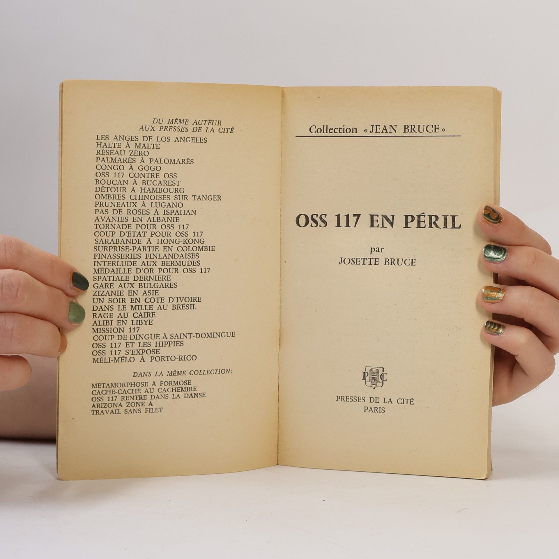 Josette Bruce Pruneaux a lugano pour oss. 117