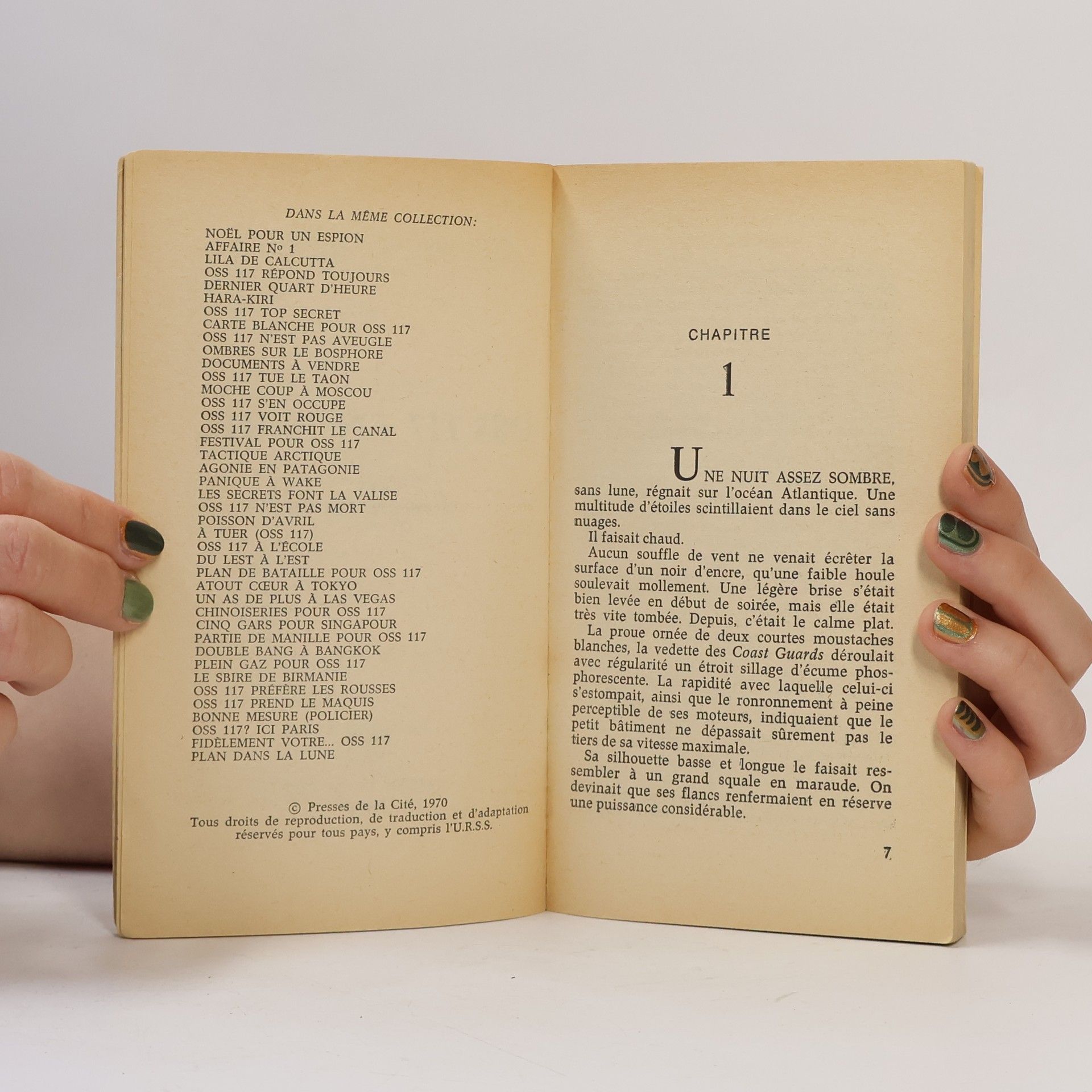 Josette Bruce Pruneaux a lugano pour oss. 117