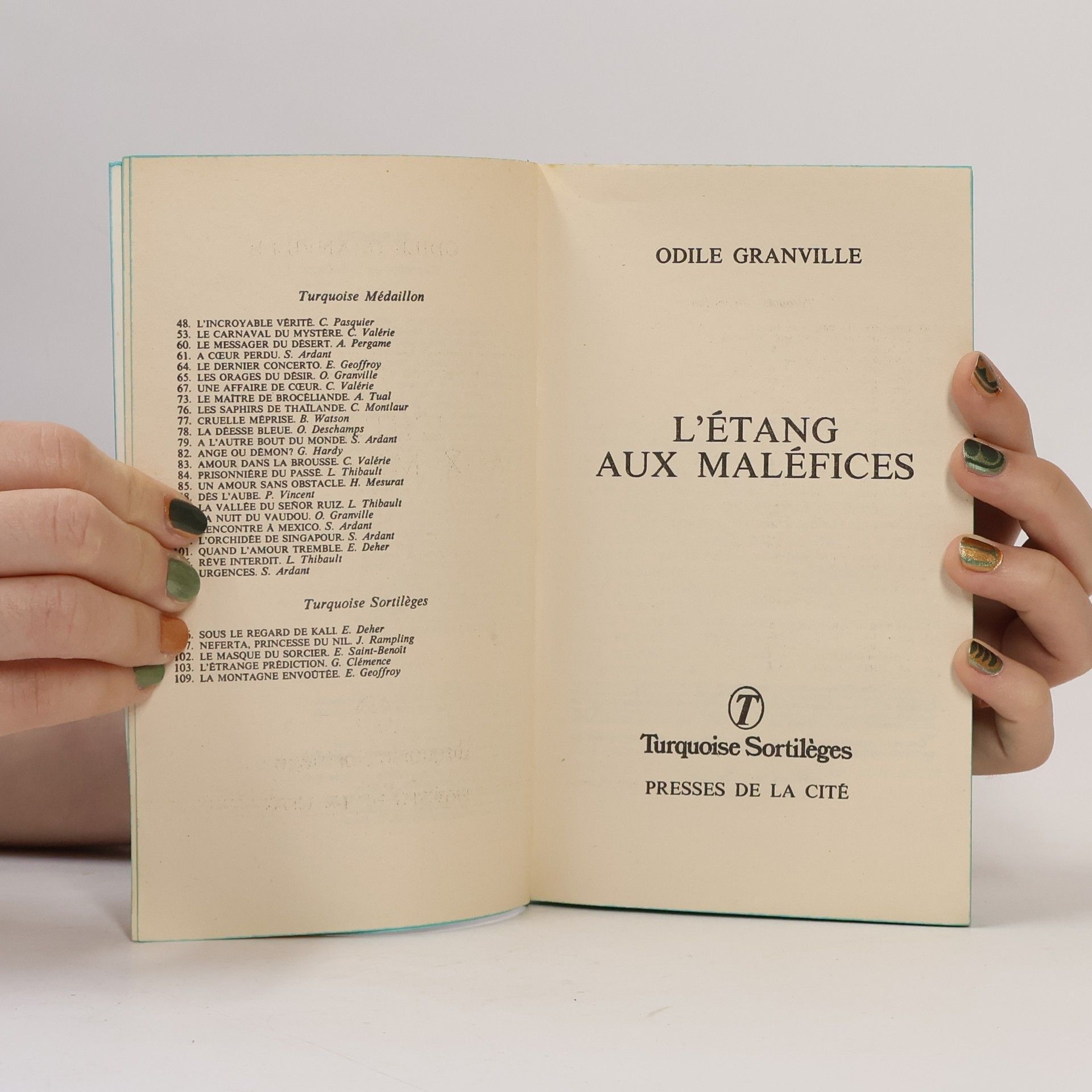 Odile Granville L'étang aux maléfices
