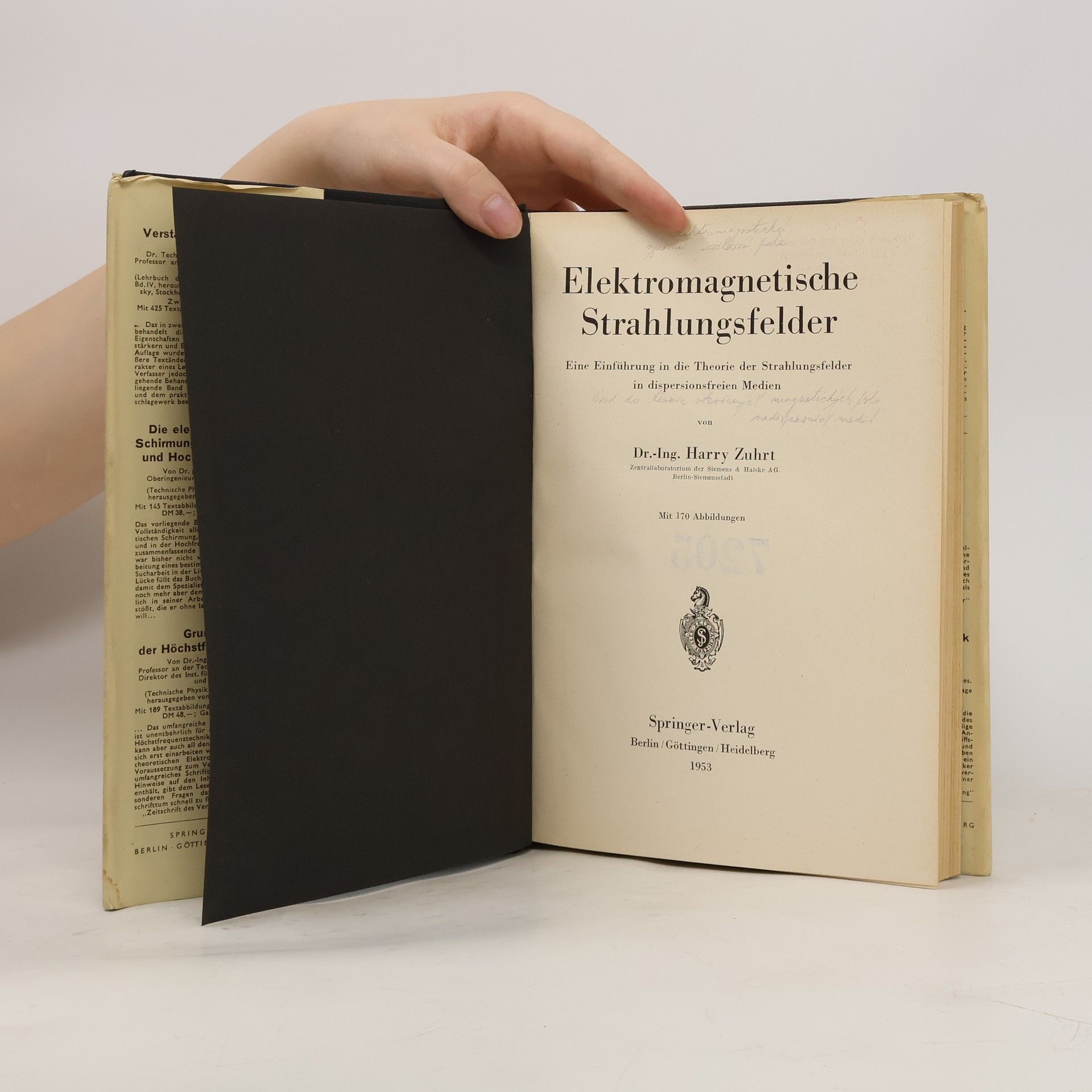 Harry Zuhrt Elektromagnetische Strahlungsfelder