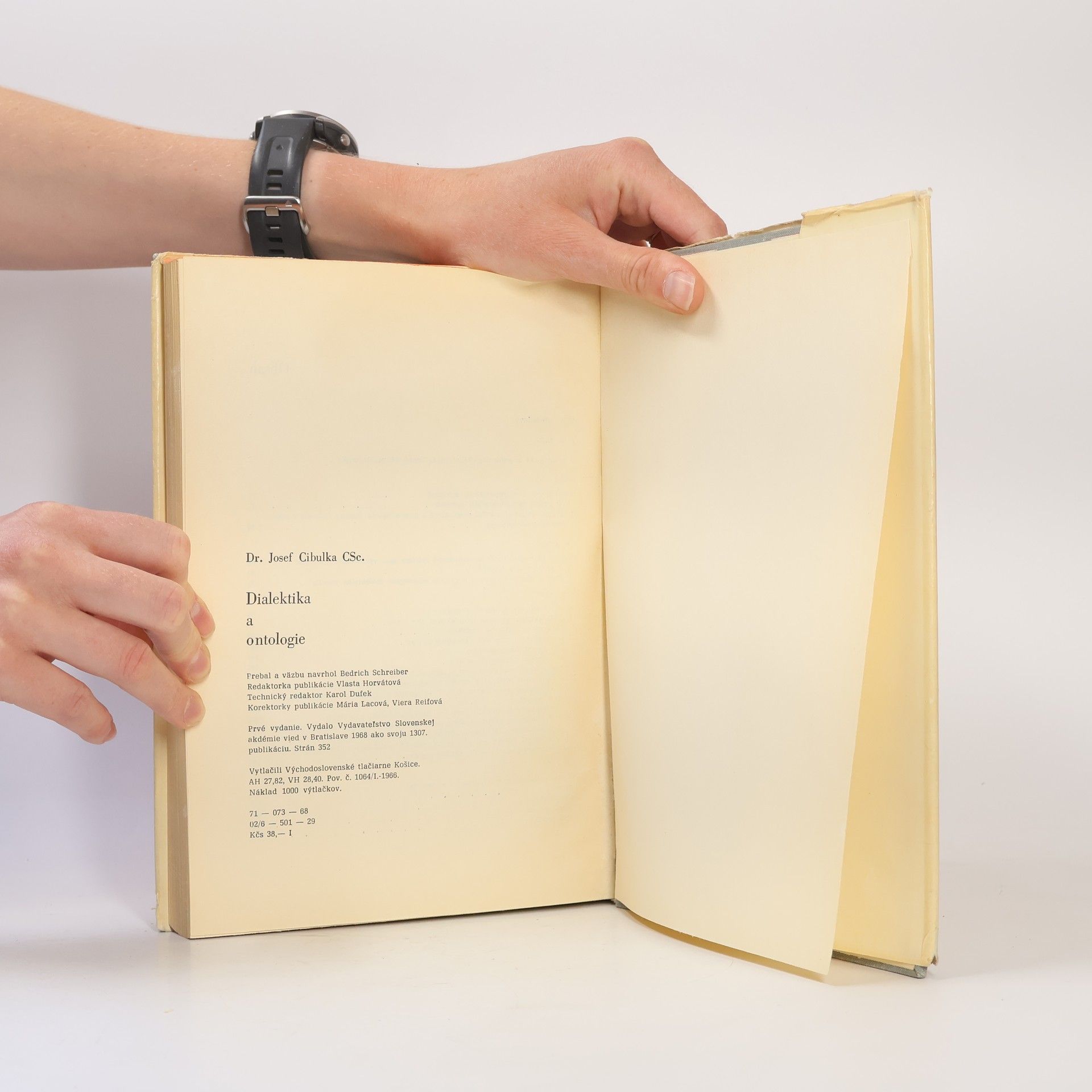 Josef Cibulka Dialektika a ontologie