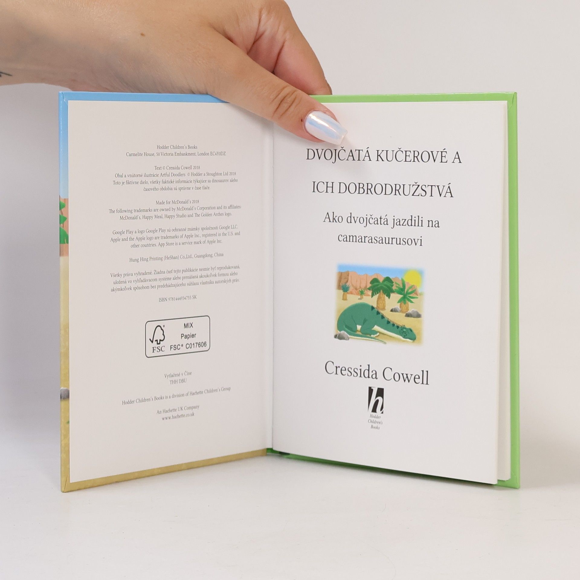 Cressida Cowell Dvojčatá Kučerové a ich dobrodružstvá. Ako dvojčatá jazdili na camarasaurusovi