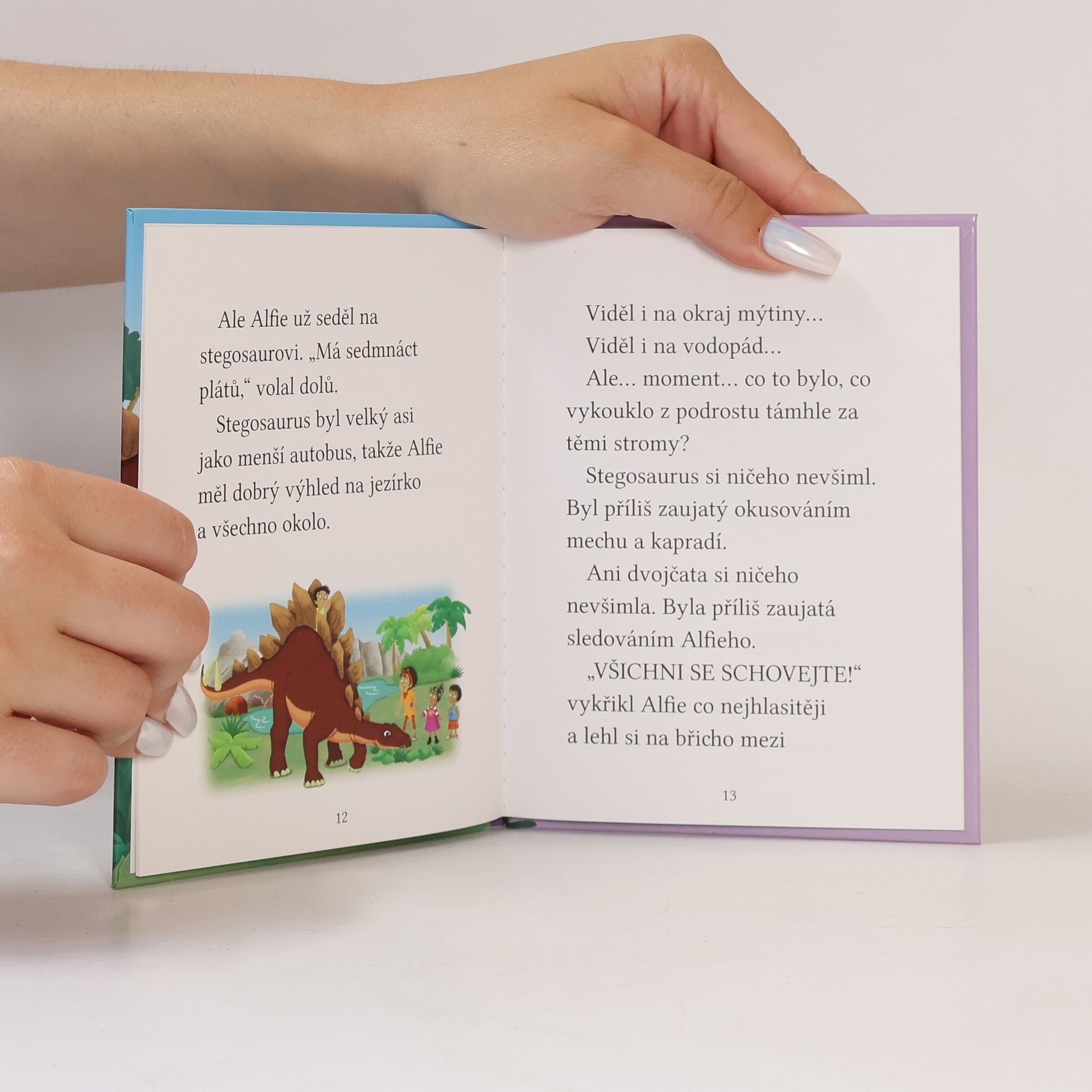 Cressida Cowell Dobrodružství Stromovic dvojčat. Dvojčata zachraňují stegosaura