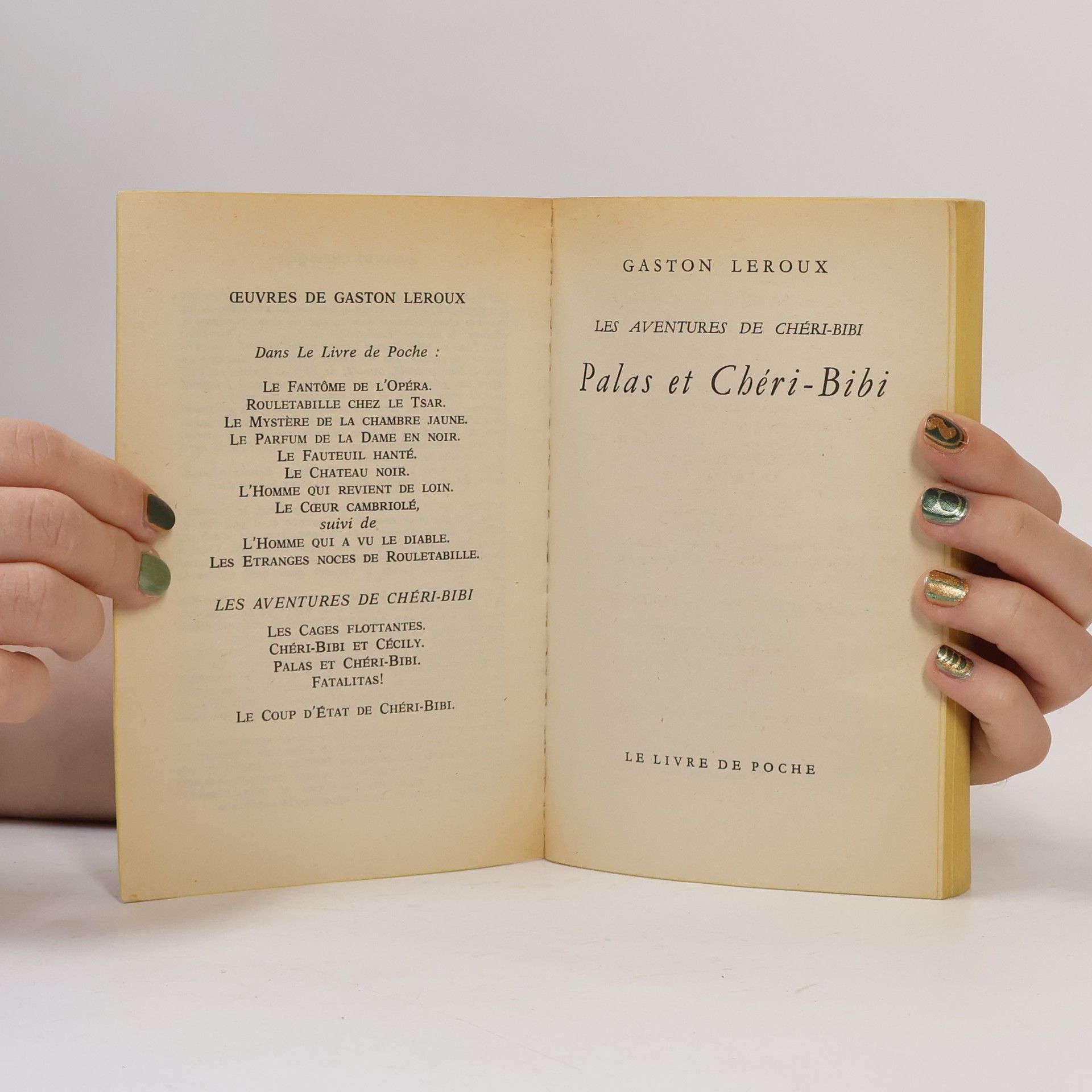 Gaston Leroux Palas et Cheri Bibi