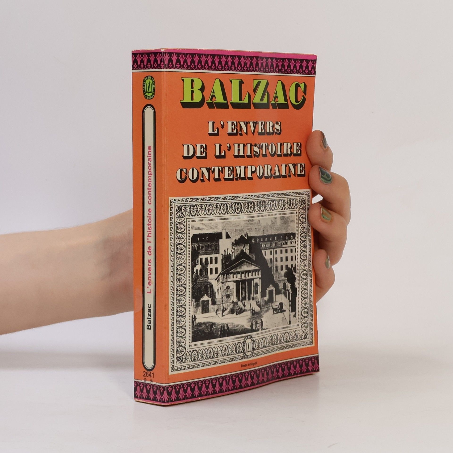 Honoré de Balzac L'Envers de l'histoire contemporaine