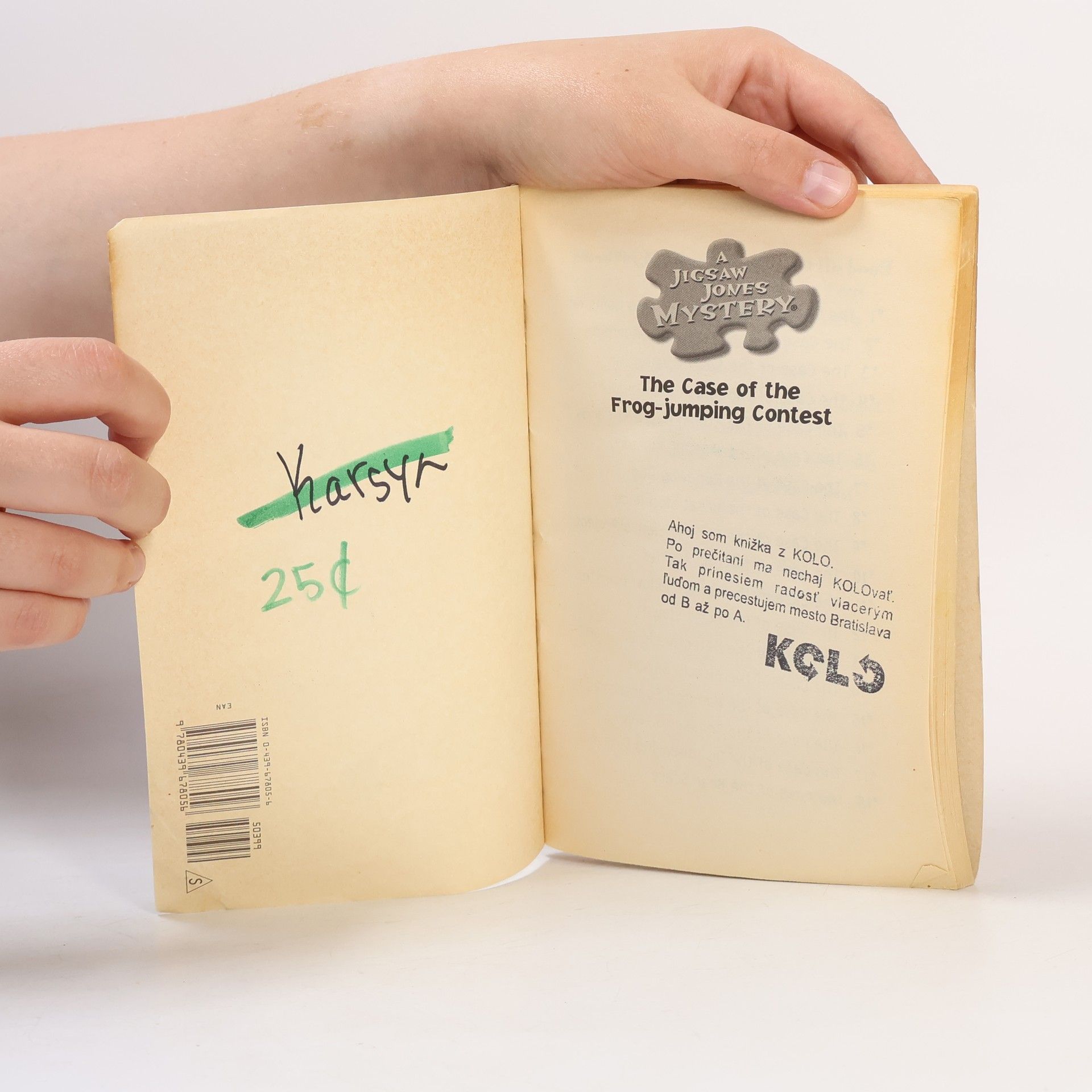 James Preller Jigsaw Jones Mystery - 27: The Case of the Frog-jumping Contest
