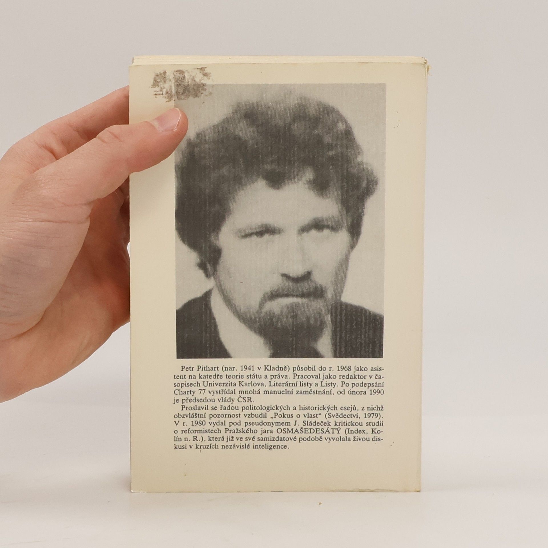 Petr Pithart Osmašedesátý