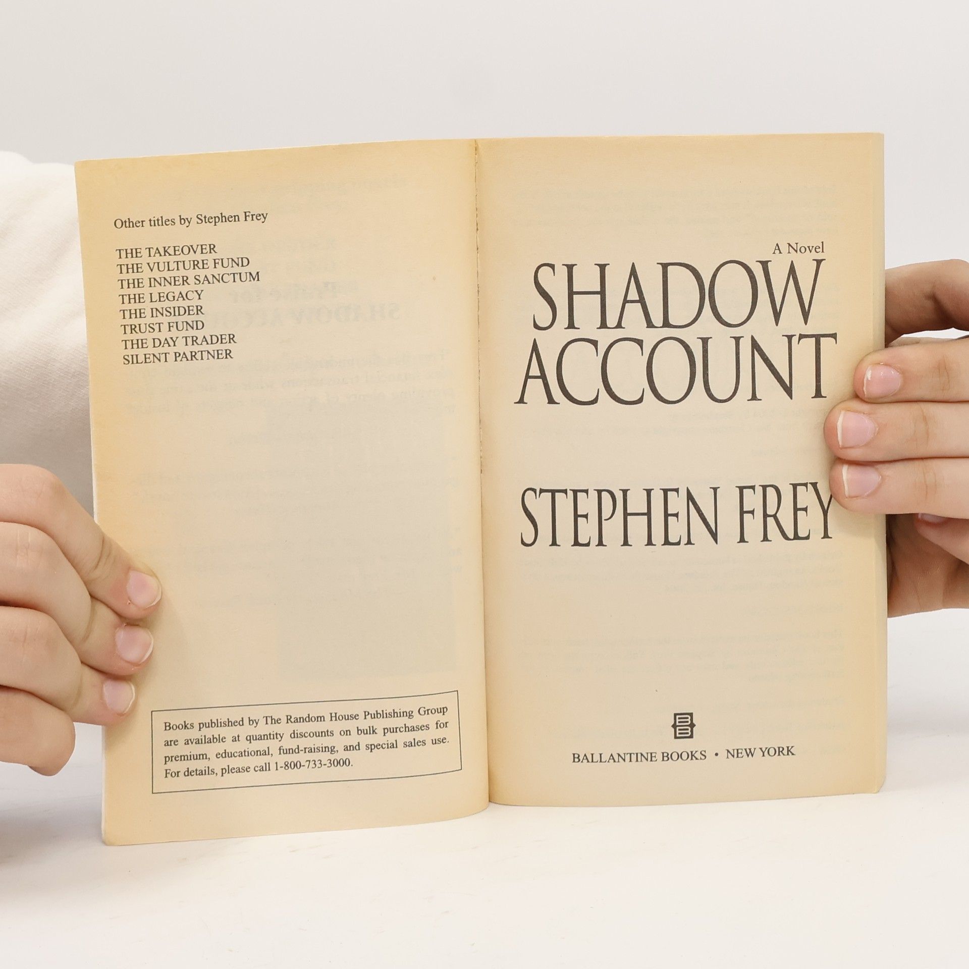 Stephen Frey Shadow Account
