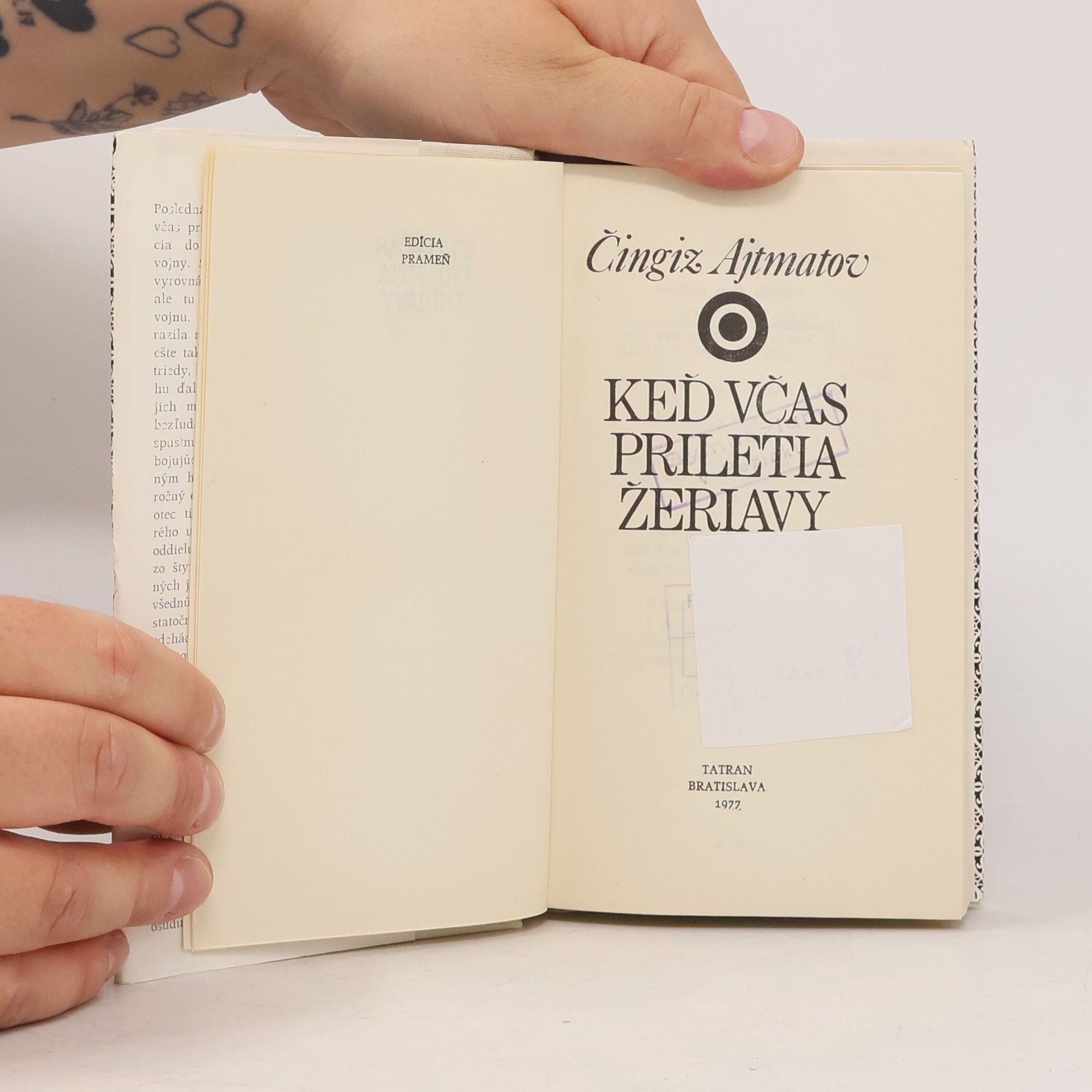 Čingiz Ajtmatov Keď včas priletia žeriavy