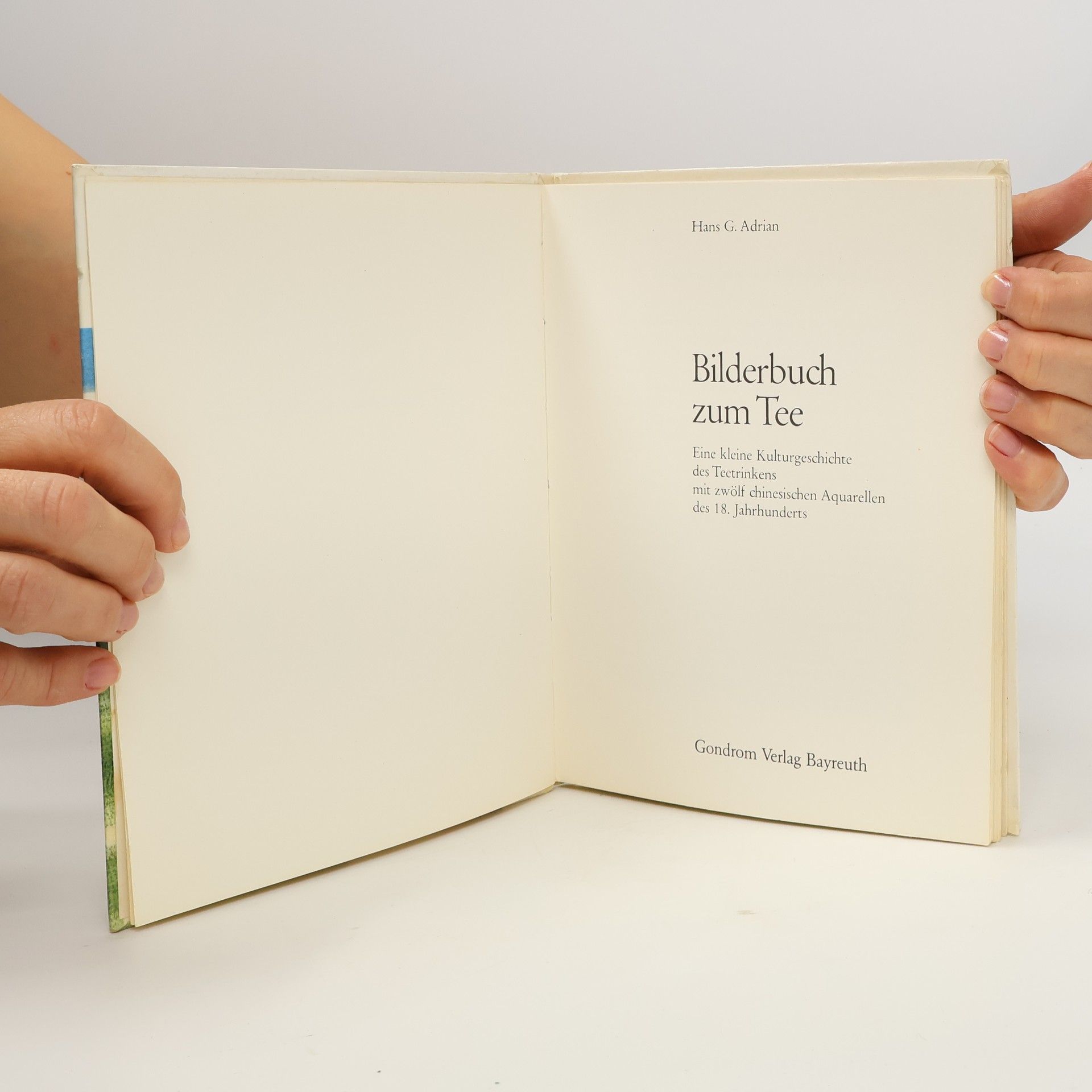 Hans G. Adrian Bilderbuch zum Tee