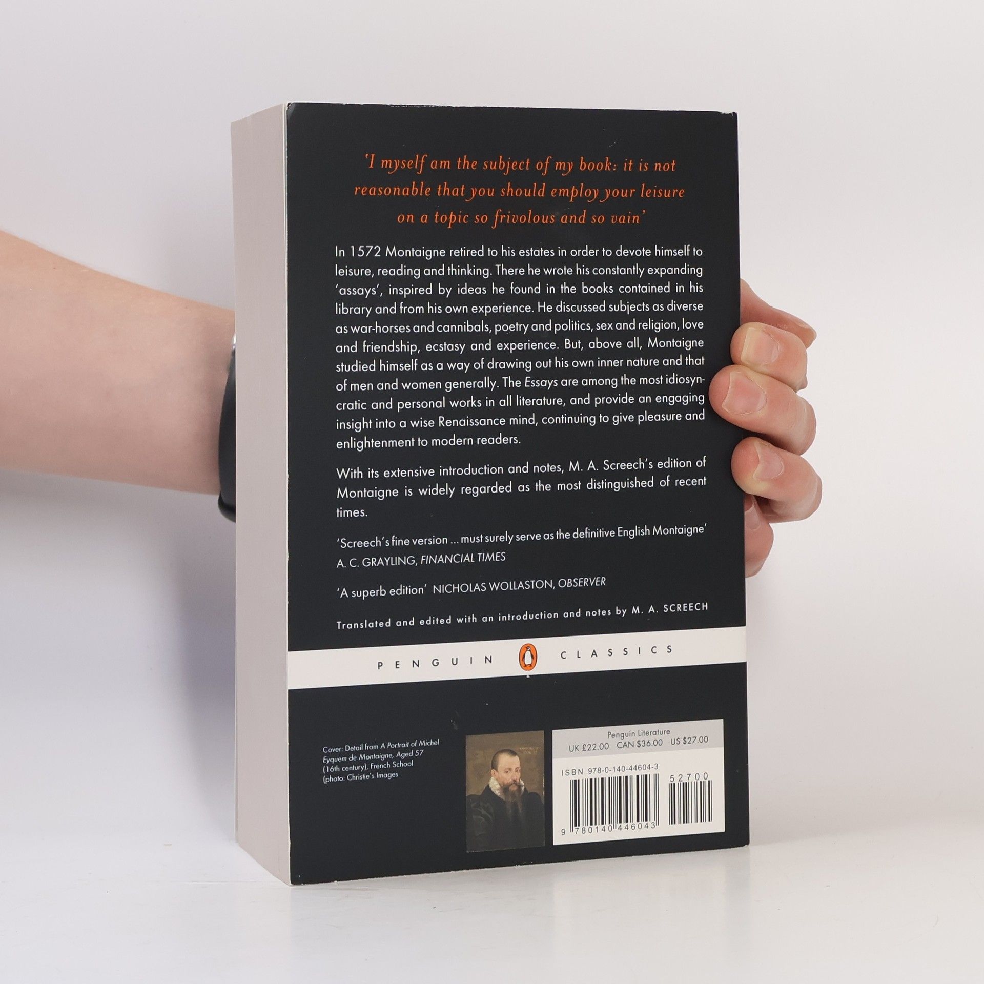 Michel de Montaigne The Complete Essays