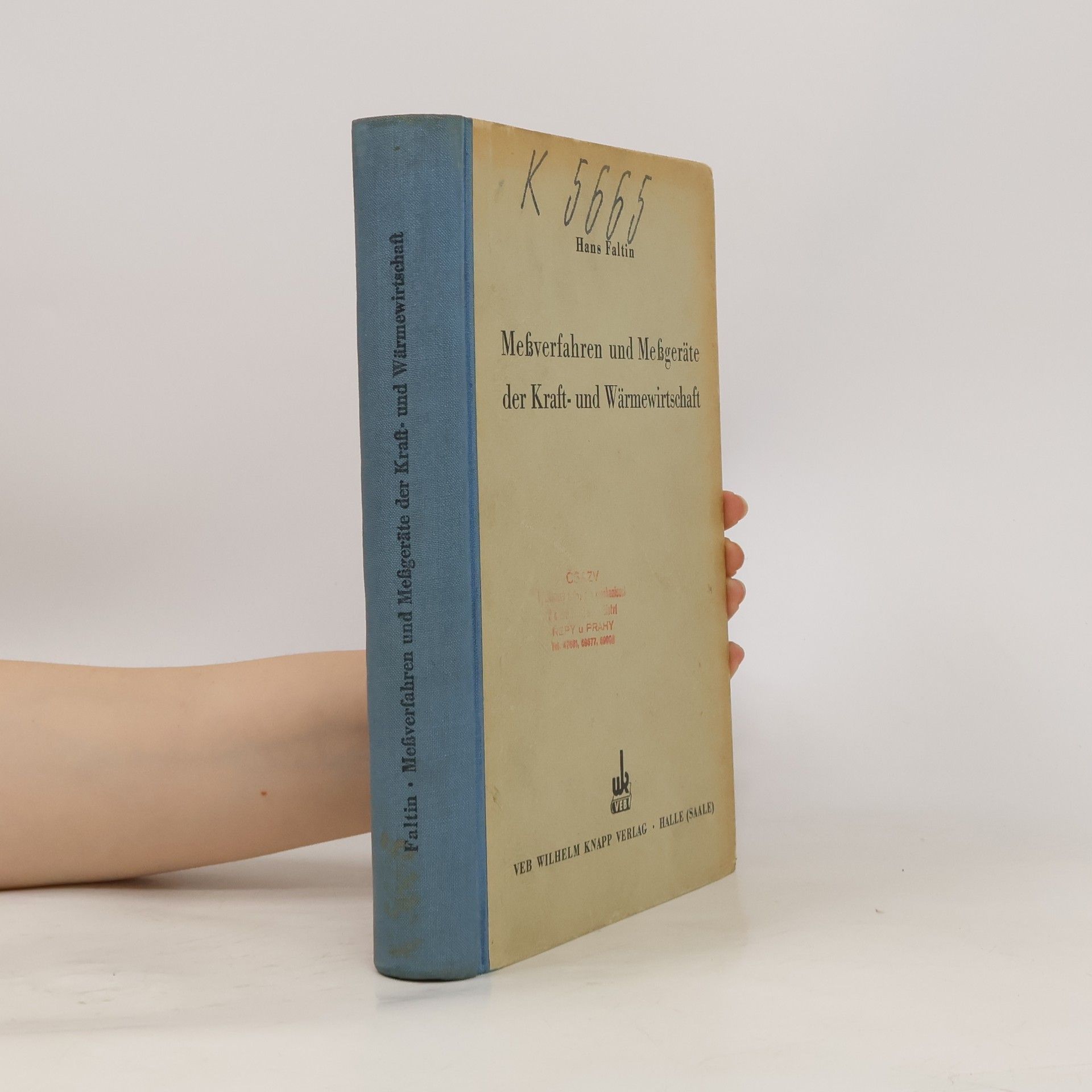 Hans Faltin Meßverfahren und Meßgeräte der Kraft- und Wärmewirtschaft