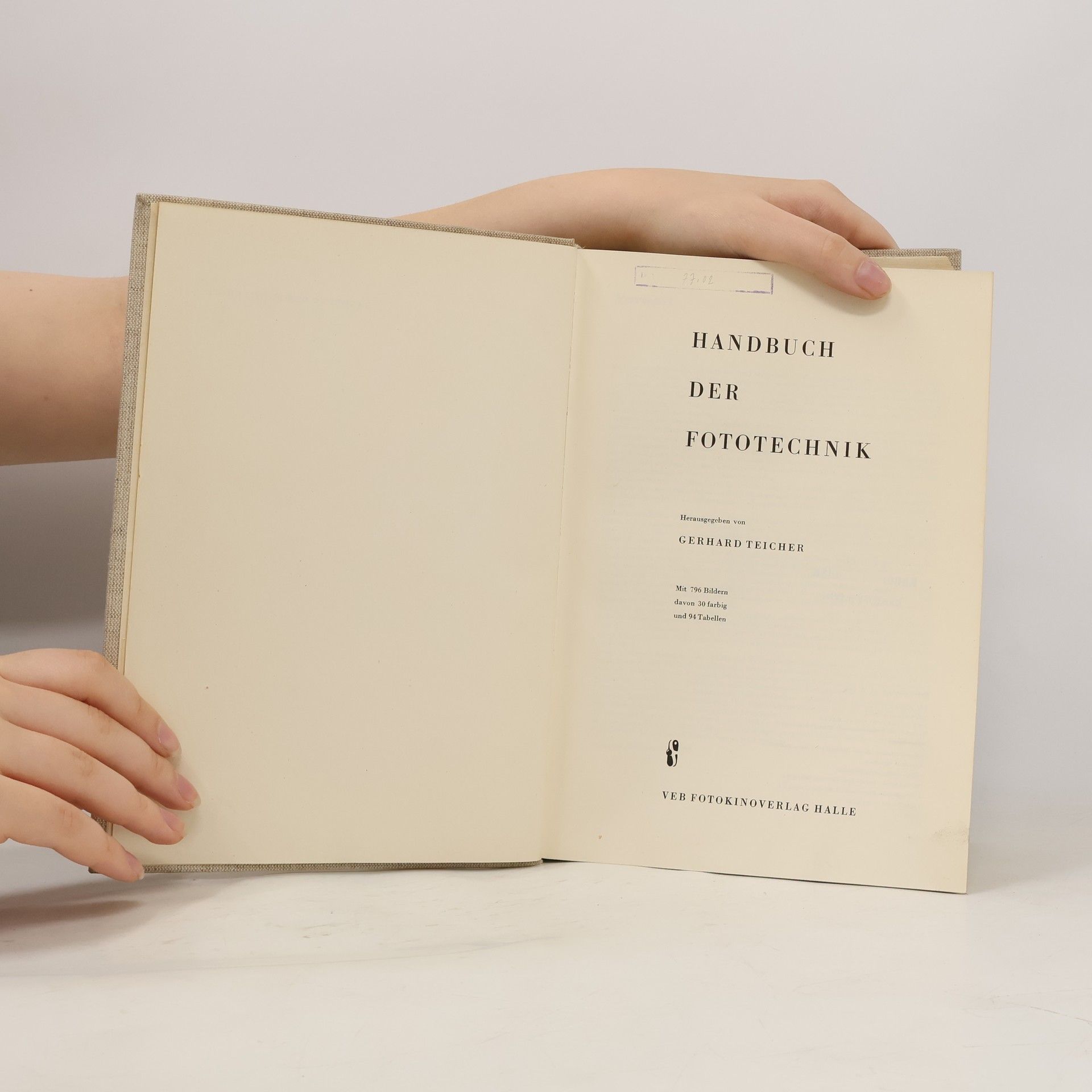 Gerhard Teicher Handbuch der Fototechnik