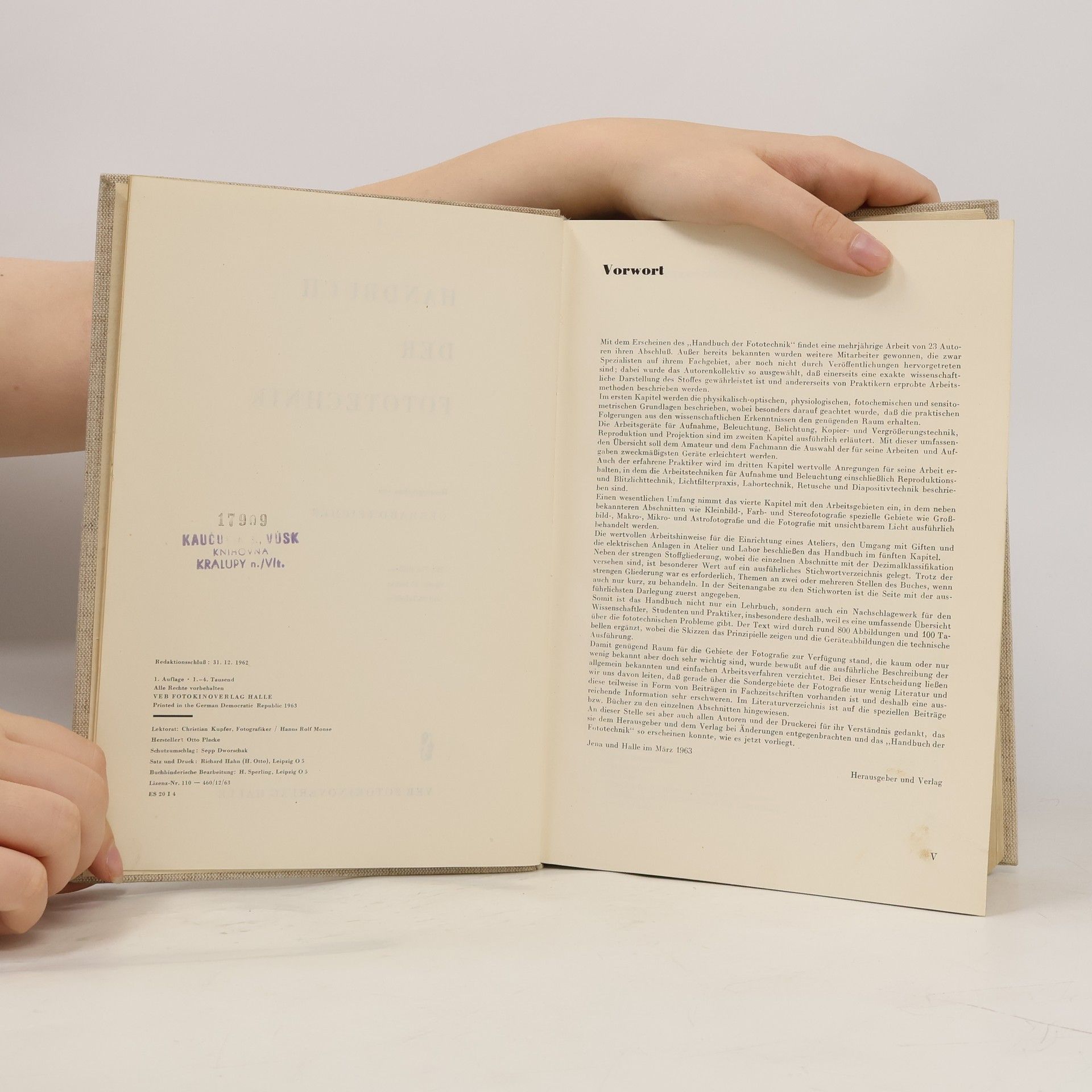 Gerhard Teicher Handbuch der Fototechnik