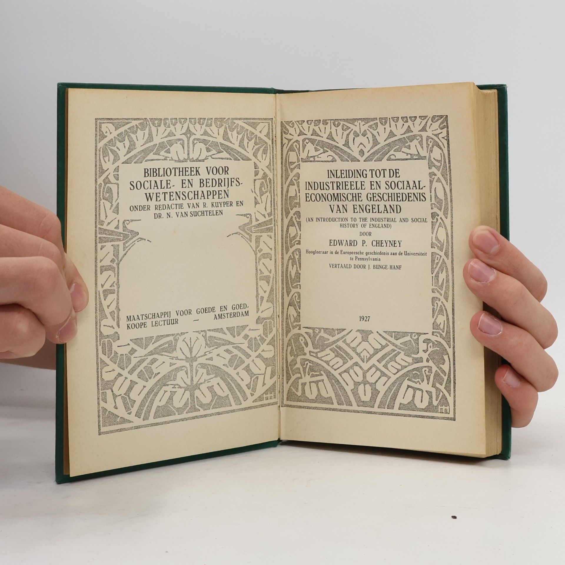 Edward P. Cheyney Industriële en sociaal economische Geschiedenis van Engeland