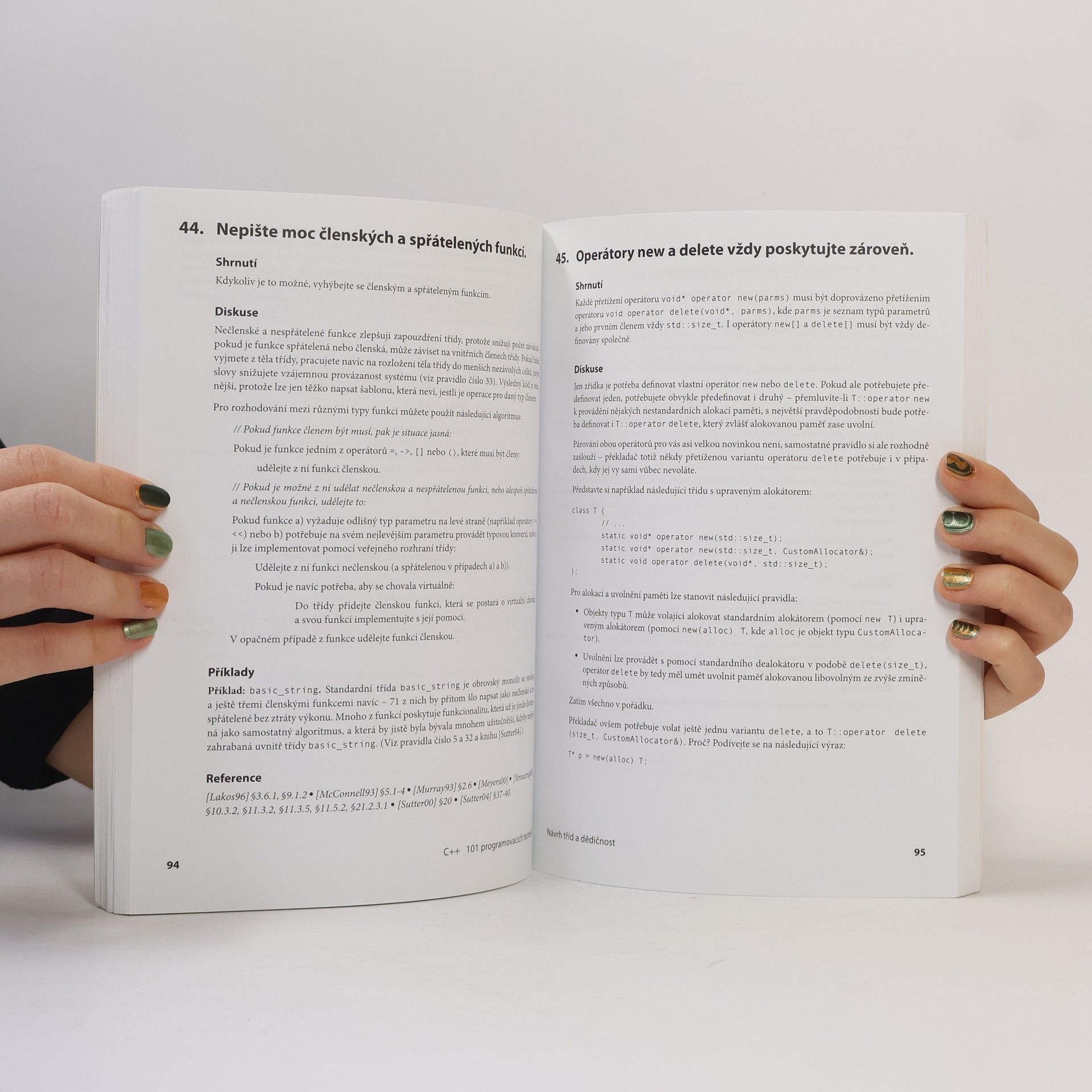 Herb Sutter C++ 101 programovacích technik
