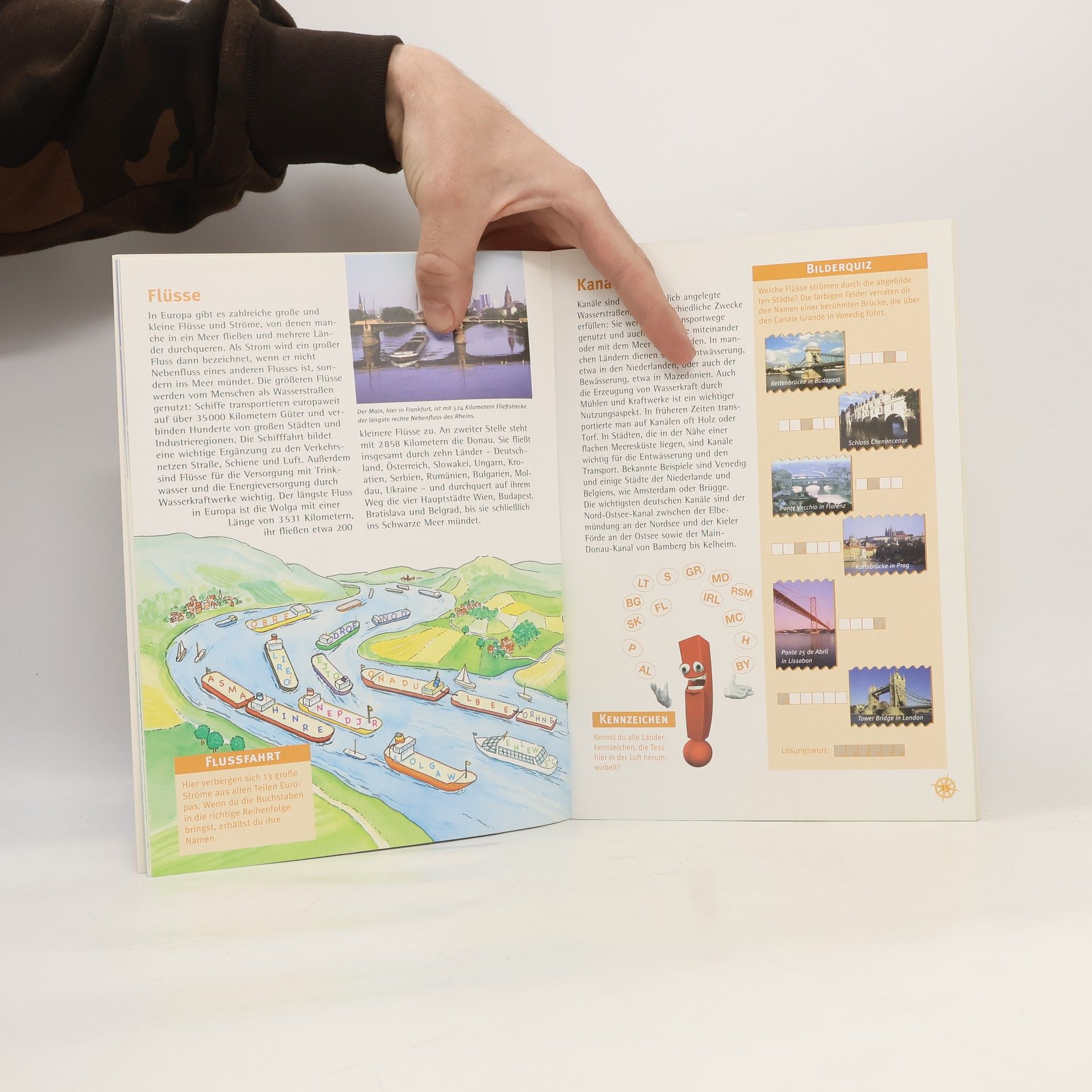 Martina Gorgas WissensRätsel Europa. Stadt Land Fluss