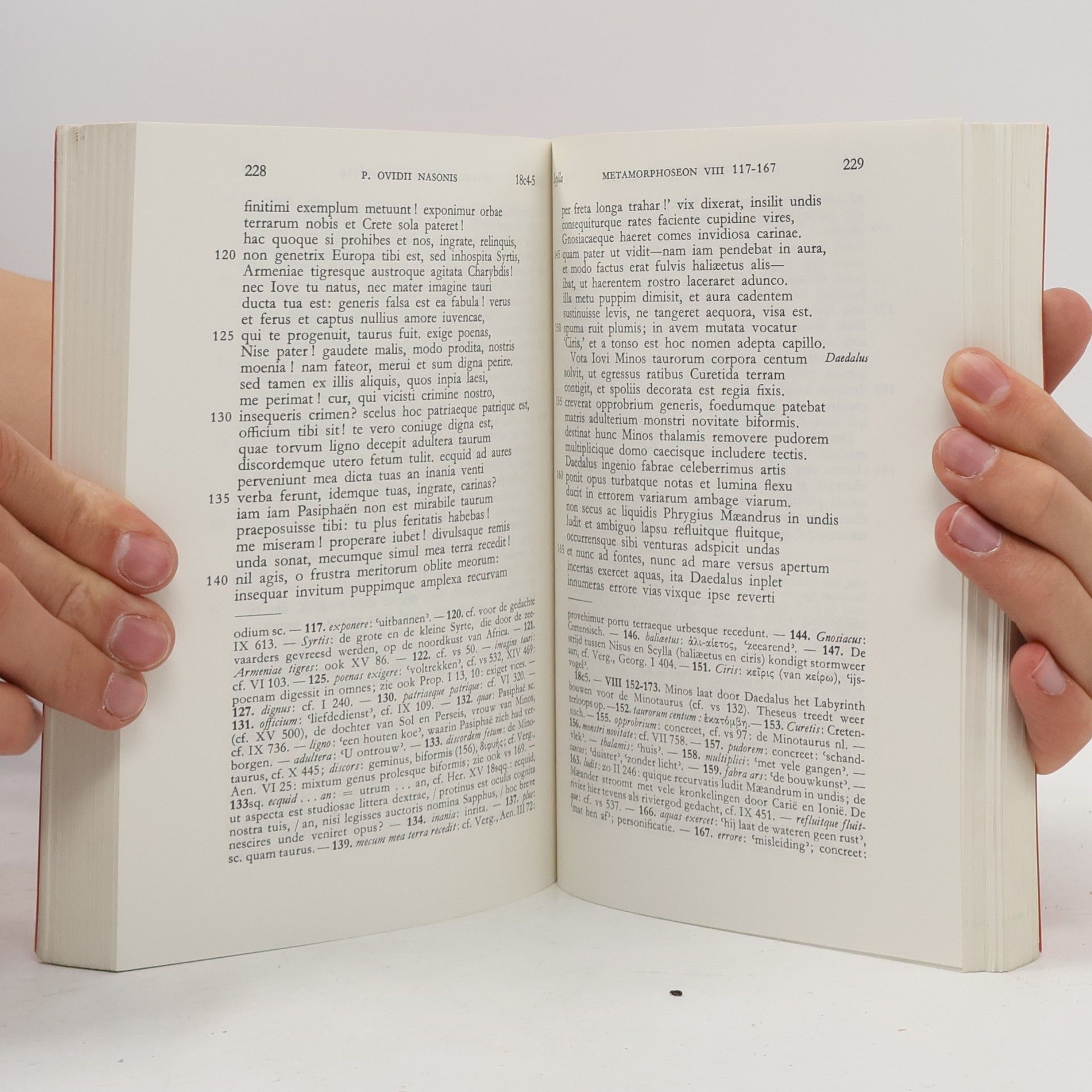 Publius Ovidius Naso Griekse en Latijnse Schrijvers: P. Ovidii Nasonis Metamorphoseon, Libri I-XV