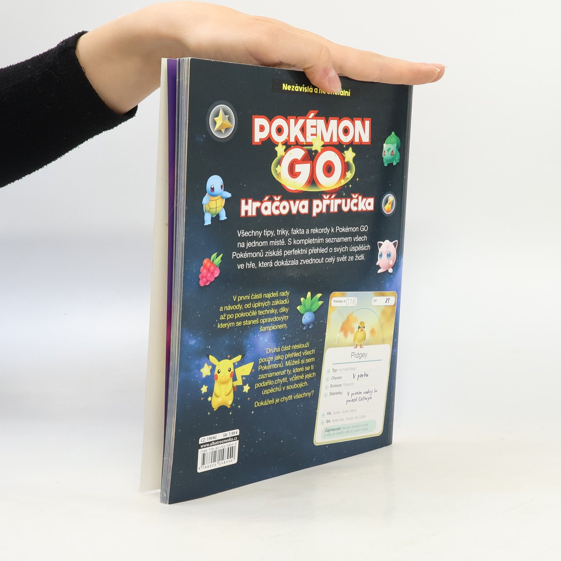 Clive Gifford Pokémon GO – nezávislá a neoficiální hráčova příručka