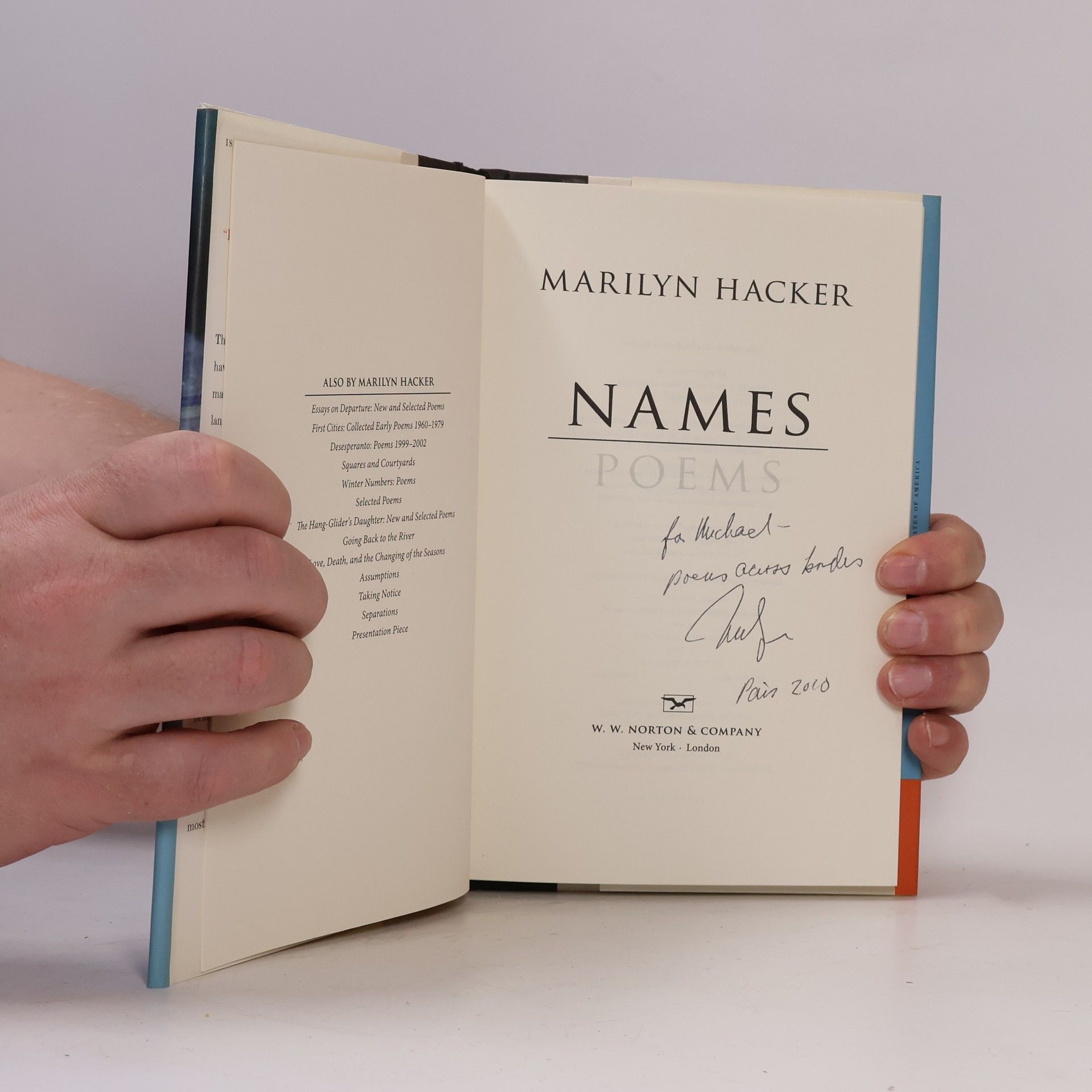 Marilyn Hacker Names