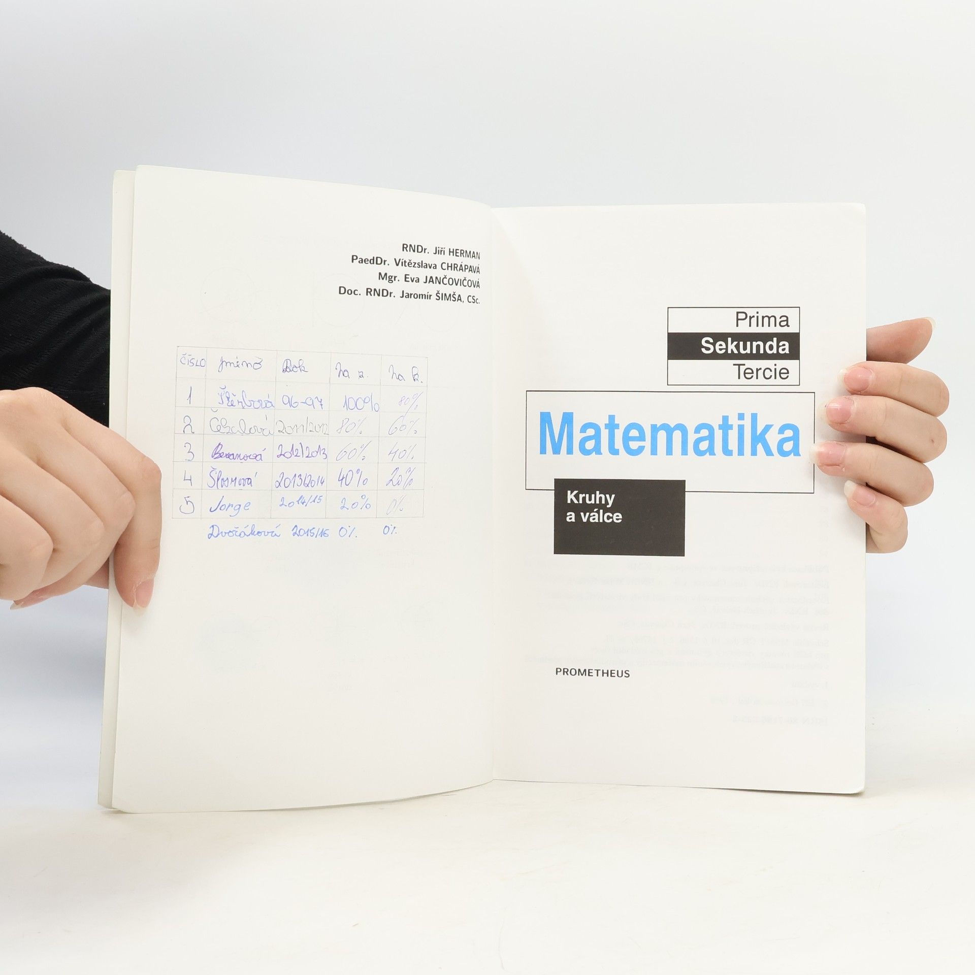 Jiří Herman Matematika. Kruhy a válce