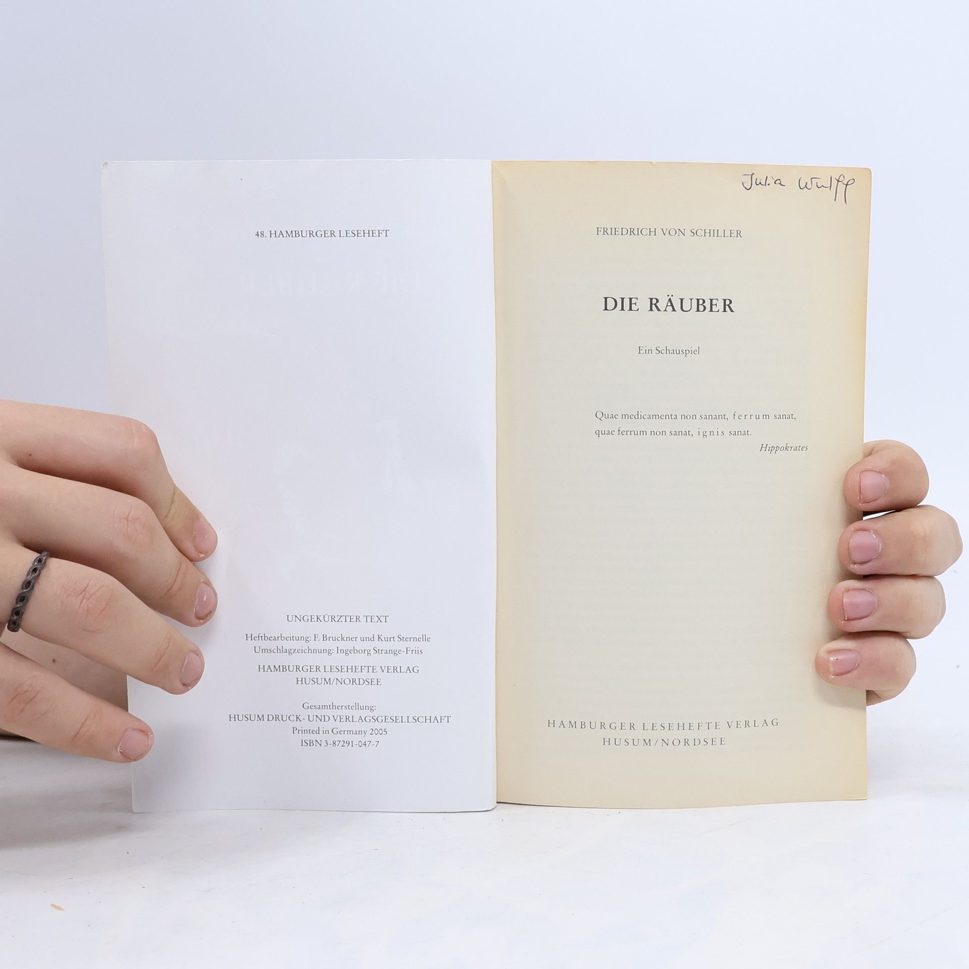 Friedrich Schiller Die Räuber