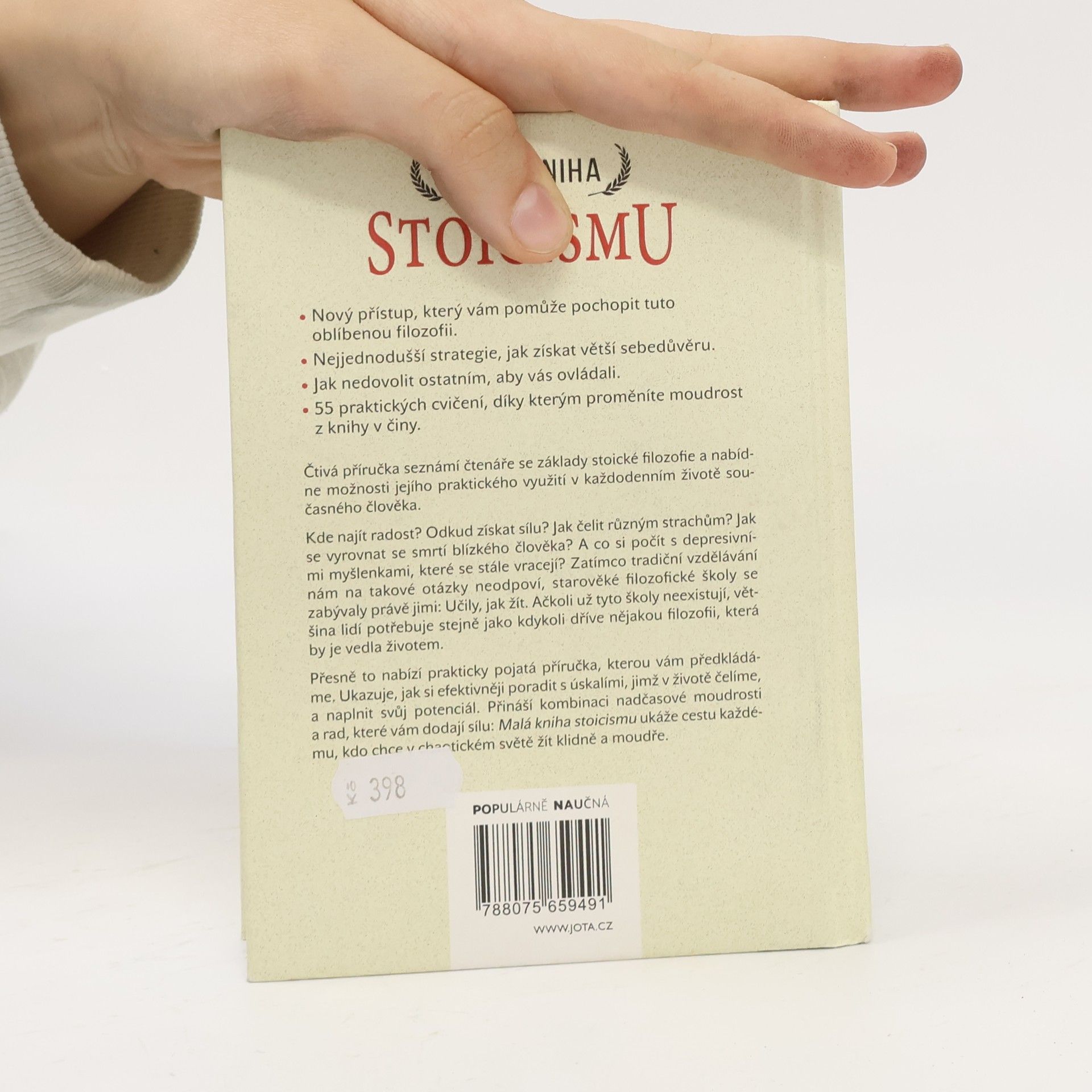 Jonas Salzgeber Malá kniha stoicismu : nadčasová moudrost k získání odolnosti, sebedůvěry a klidu