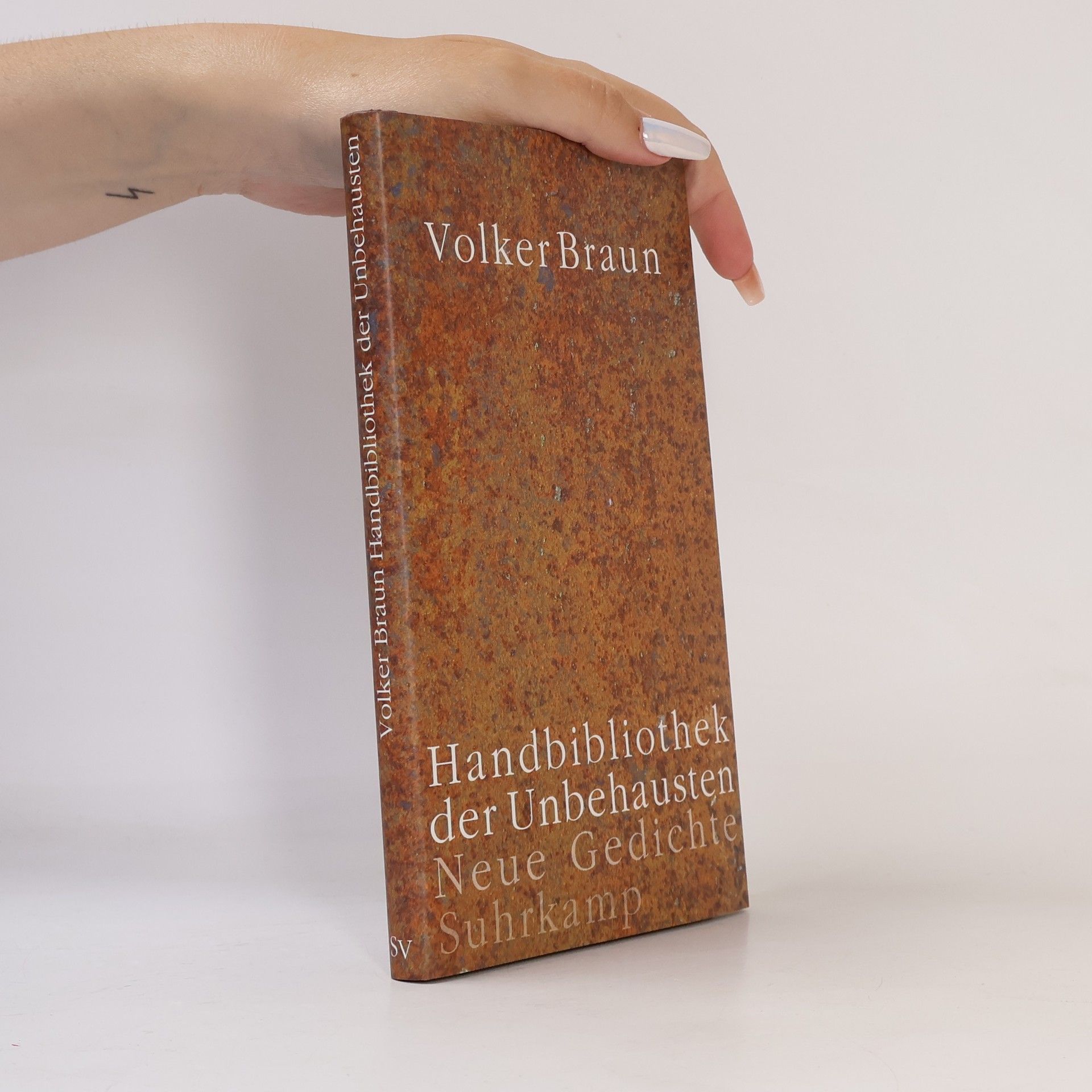 Volker Braun Handbibliothek der Unbehausten