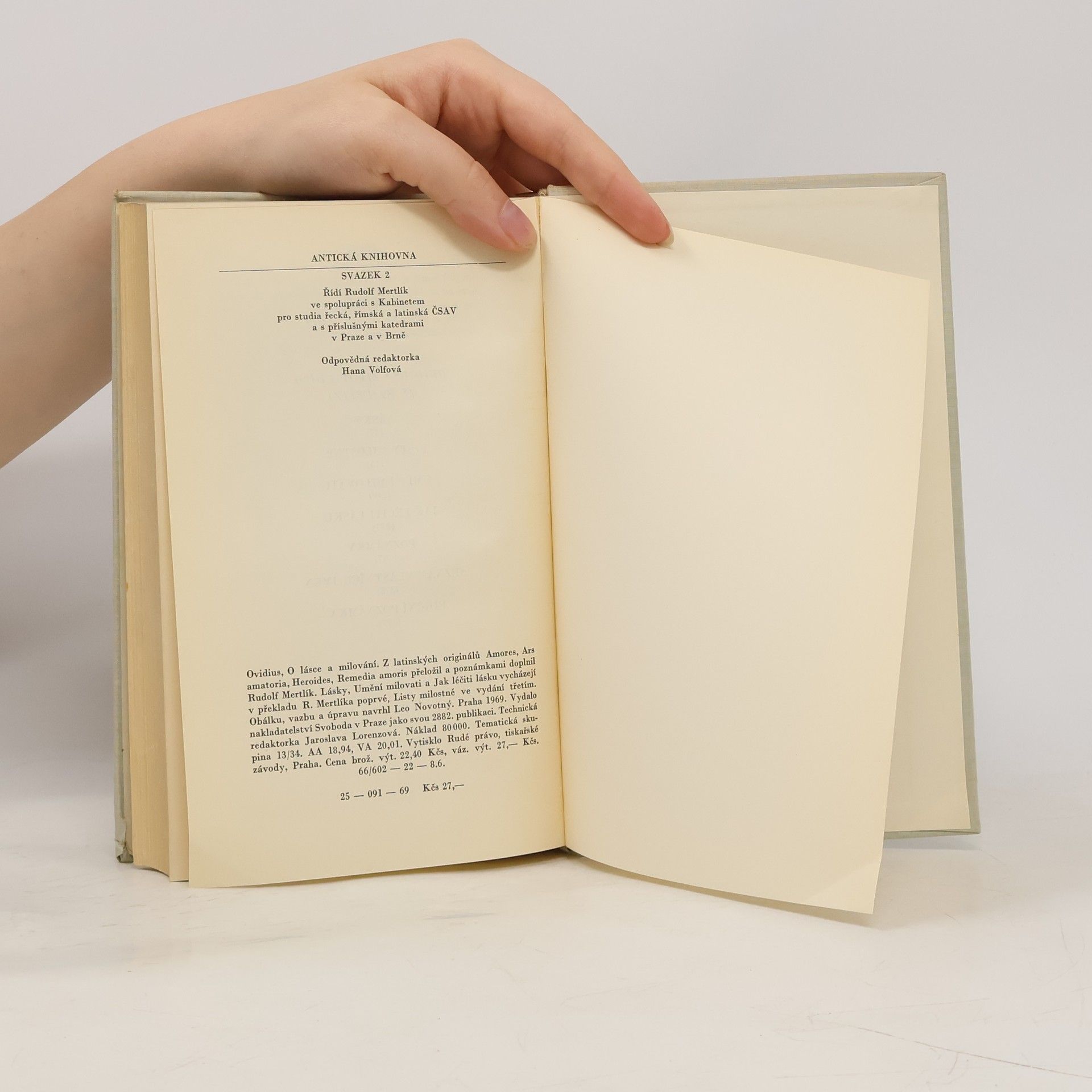 Publius Ovidius Naso O lásce a milování