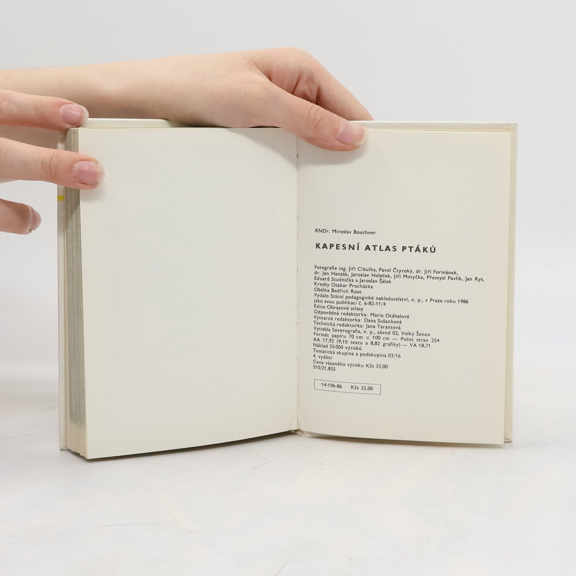 Miroslav Bouchner Kapesní atlas ptáků