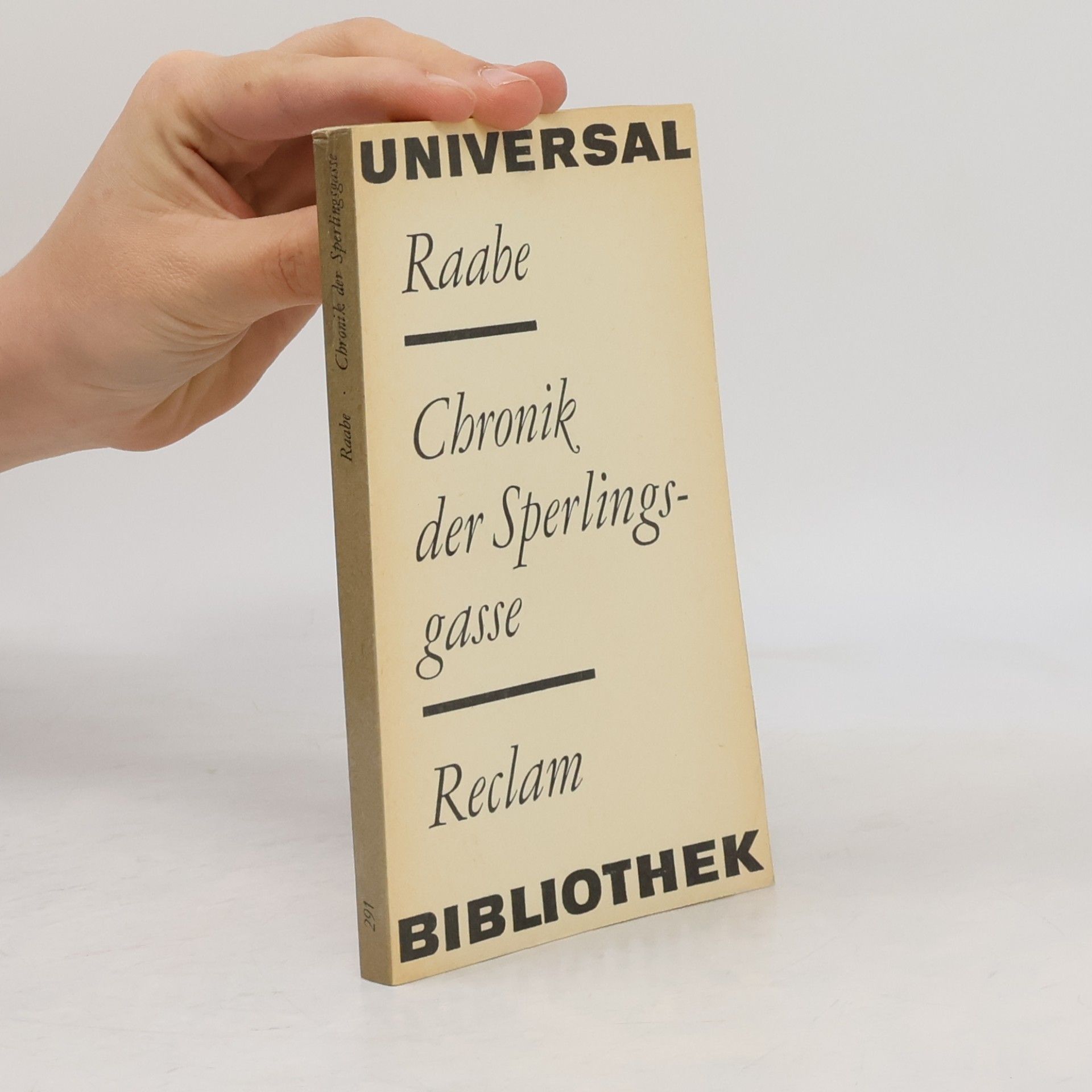 Wilhelm Hauff Chronik der Sperlingsgasse
