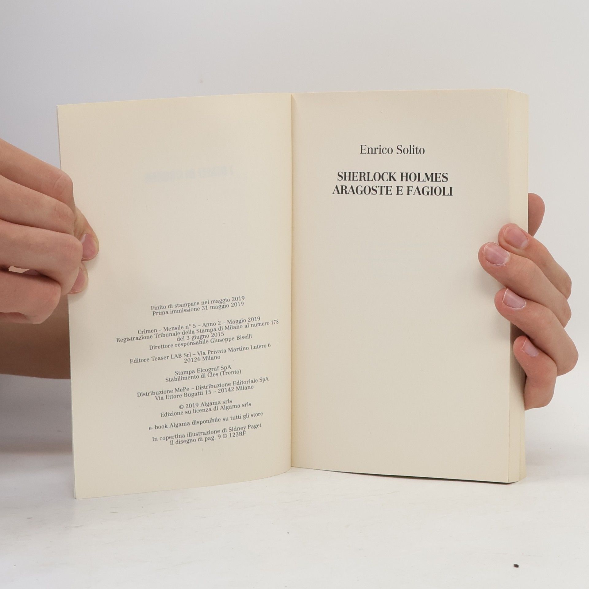 Enrico Solito Sherlock Holmes. Aragoste e Fagioli