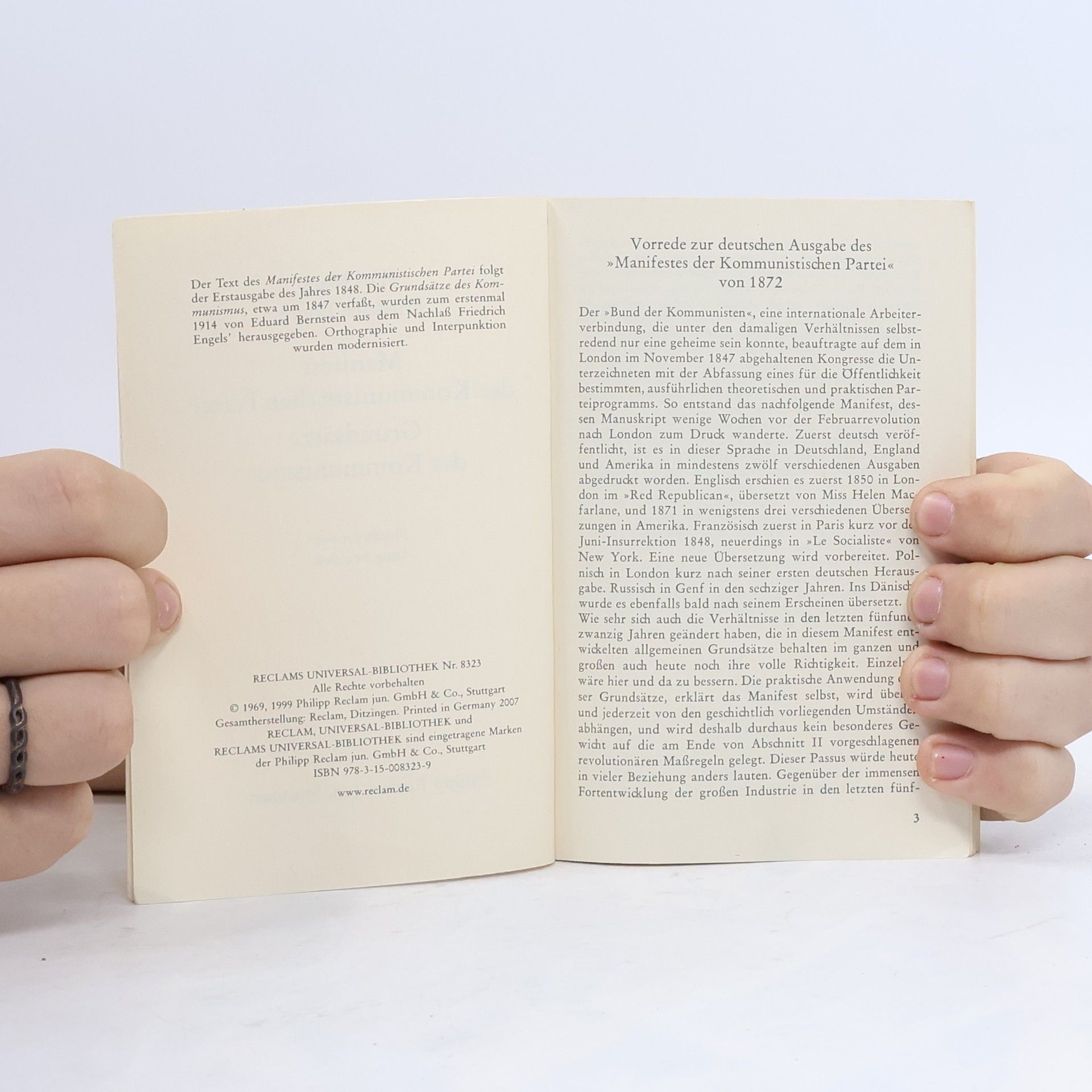 Friedrich Engels Manifest Der Kommunistischen Partei