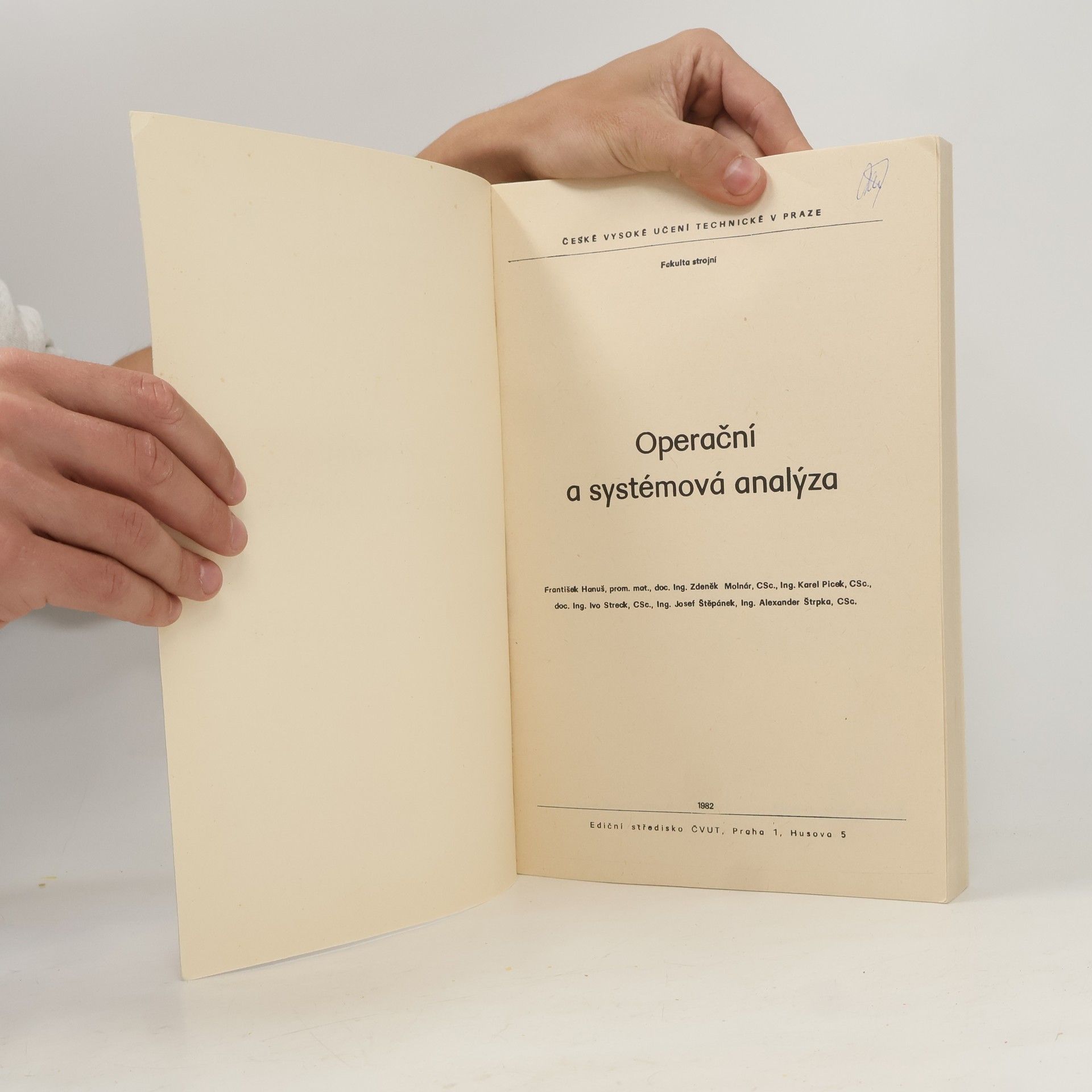 Kolektiv autorů Operační a systémová analýza