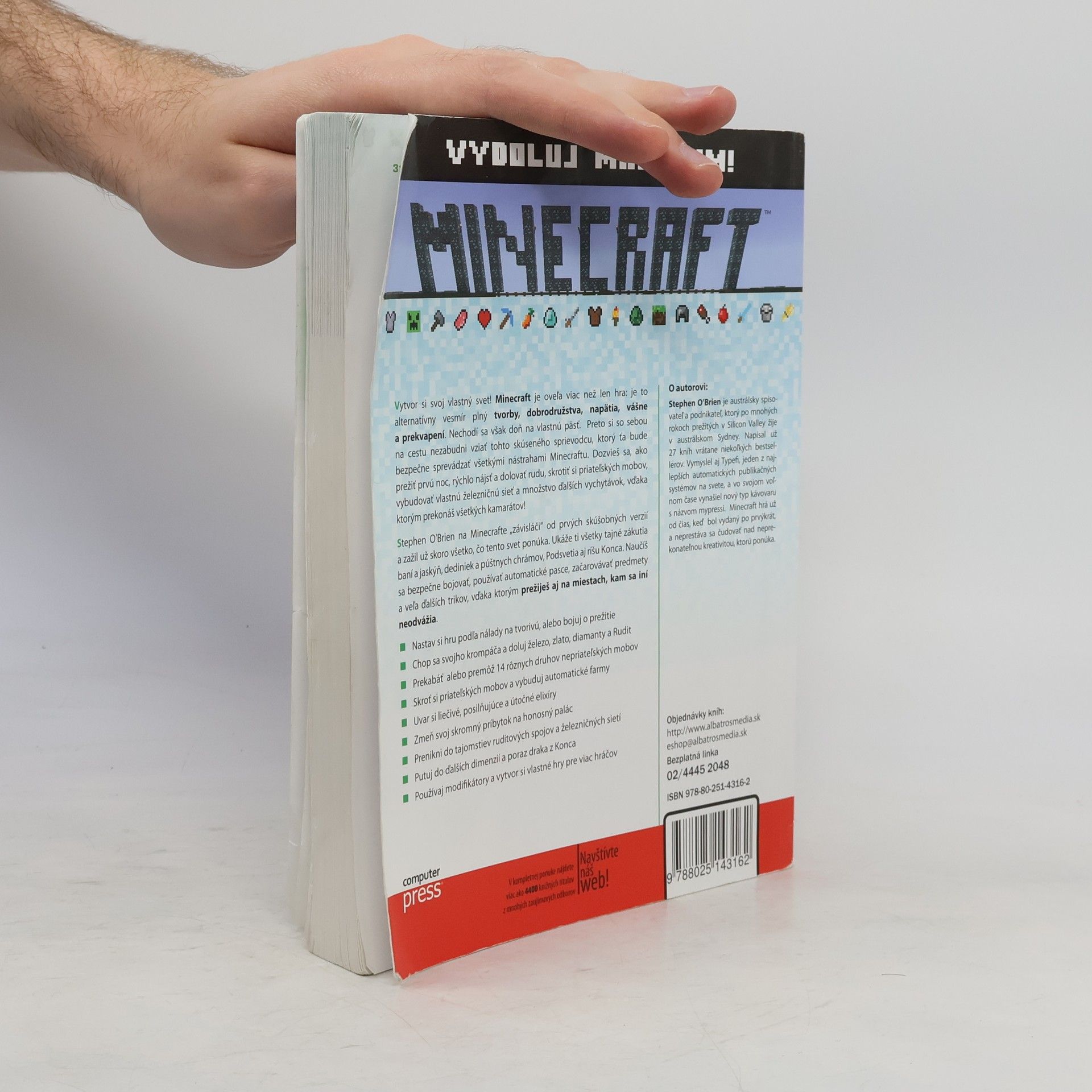 Stephen O'Brien Minecraft. Vydoluj maximum!