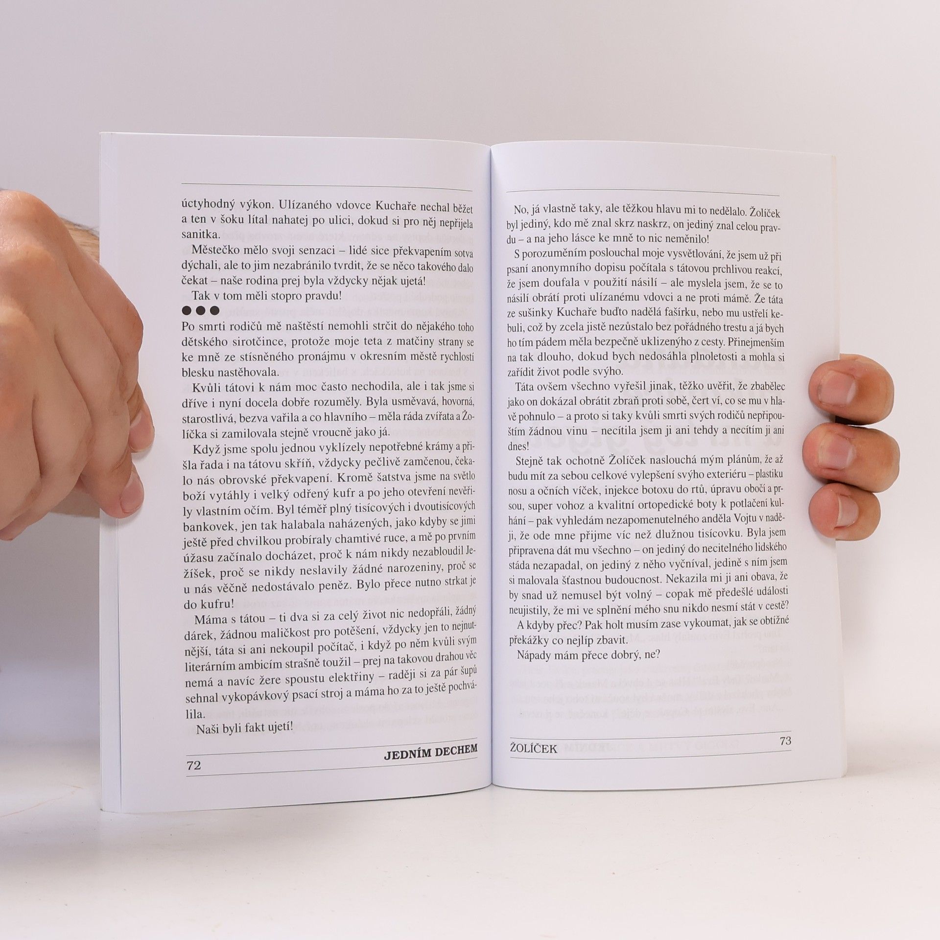 Autorenkollektiv Jedním dechem 1/2022. Sokol v kleci drží zavřené oči