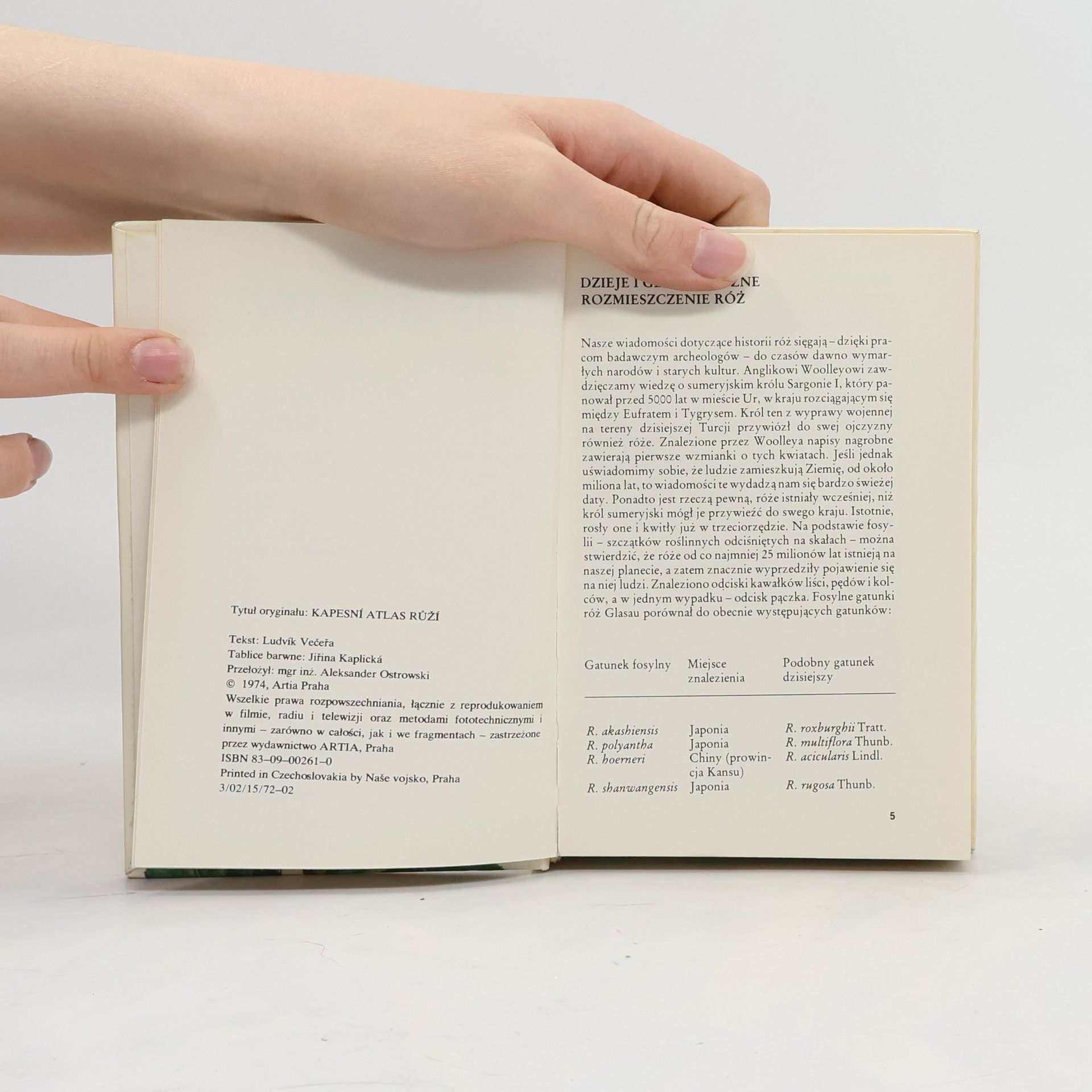 Ludvík Večeřa Mały atlas róż
